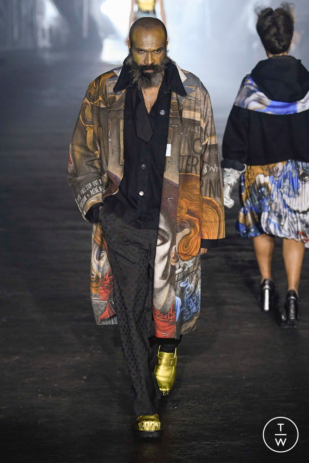 Fashion Week Milan Fall/Winter 2023 look 31 from the Charles Jeffrey LOVERBOY collection menswear
