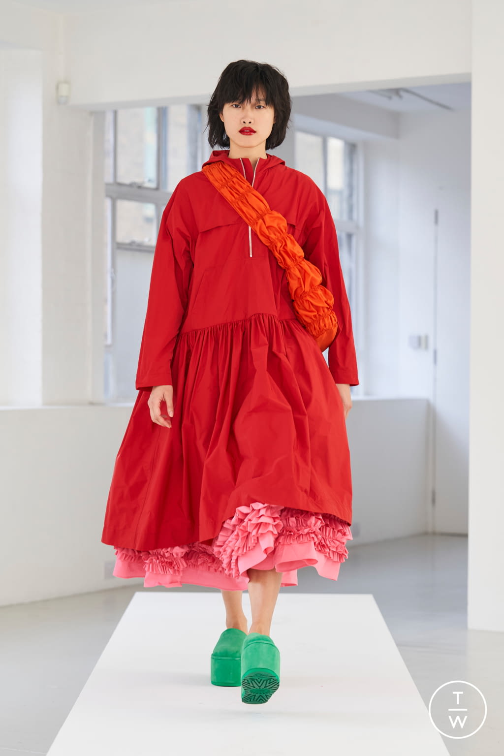 Fashion Week London Spring/Summer 2021 look 2 from the Molly Goddard collection womenswear