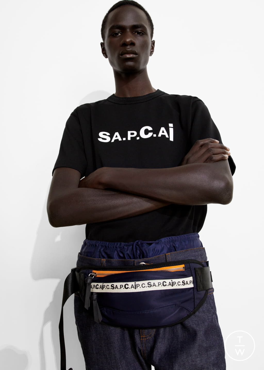 Fashion Week Paris Spring/Summer 2021 look 16 from the A.P.C SACAI collection 女装
