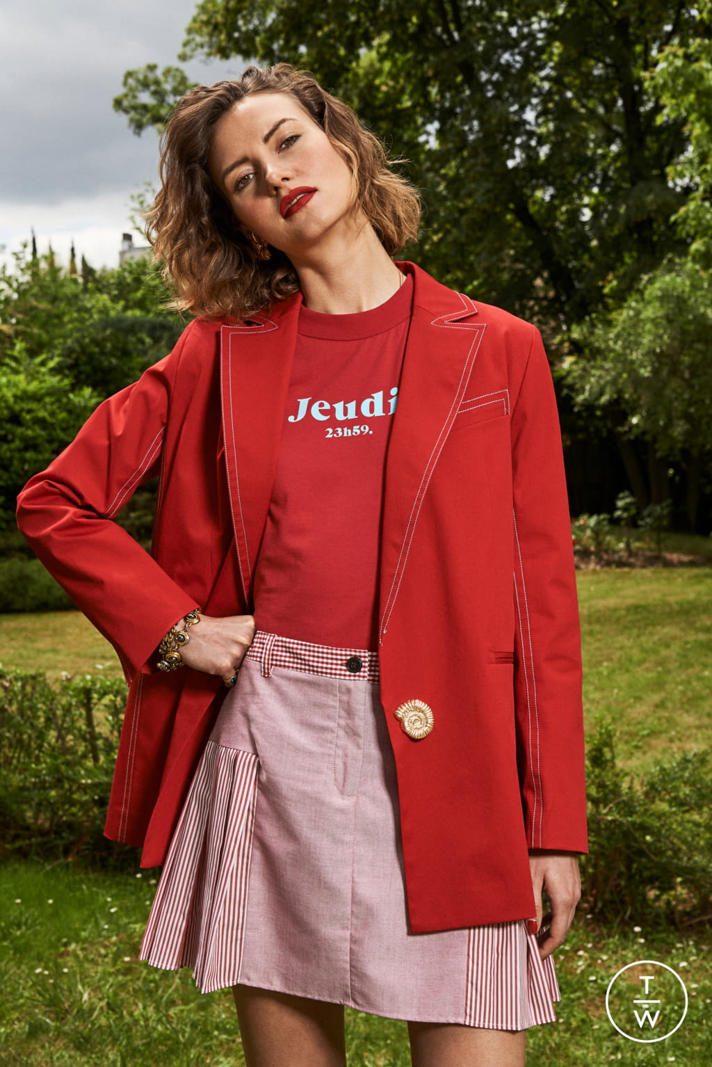 Fashion Week Paris Resort 2019 look 10 from the Jour/Né collection 女装