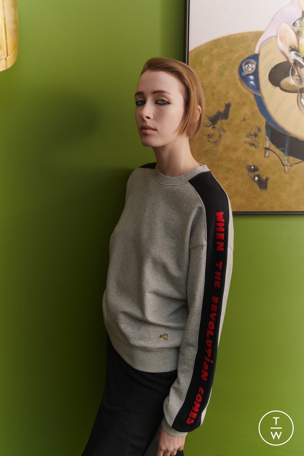 Fashion Week London Fall/Winter 2019 look 26 from the Bella Freud collection womenswear