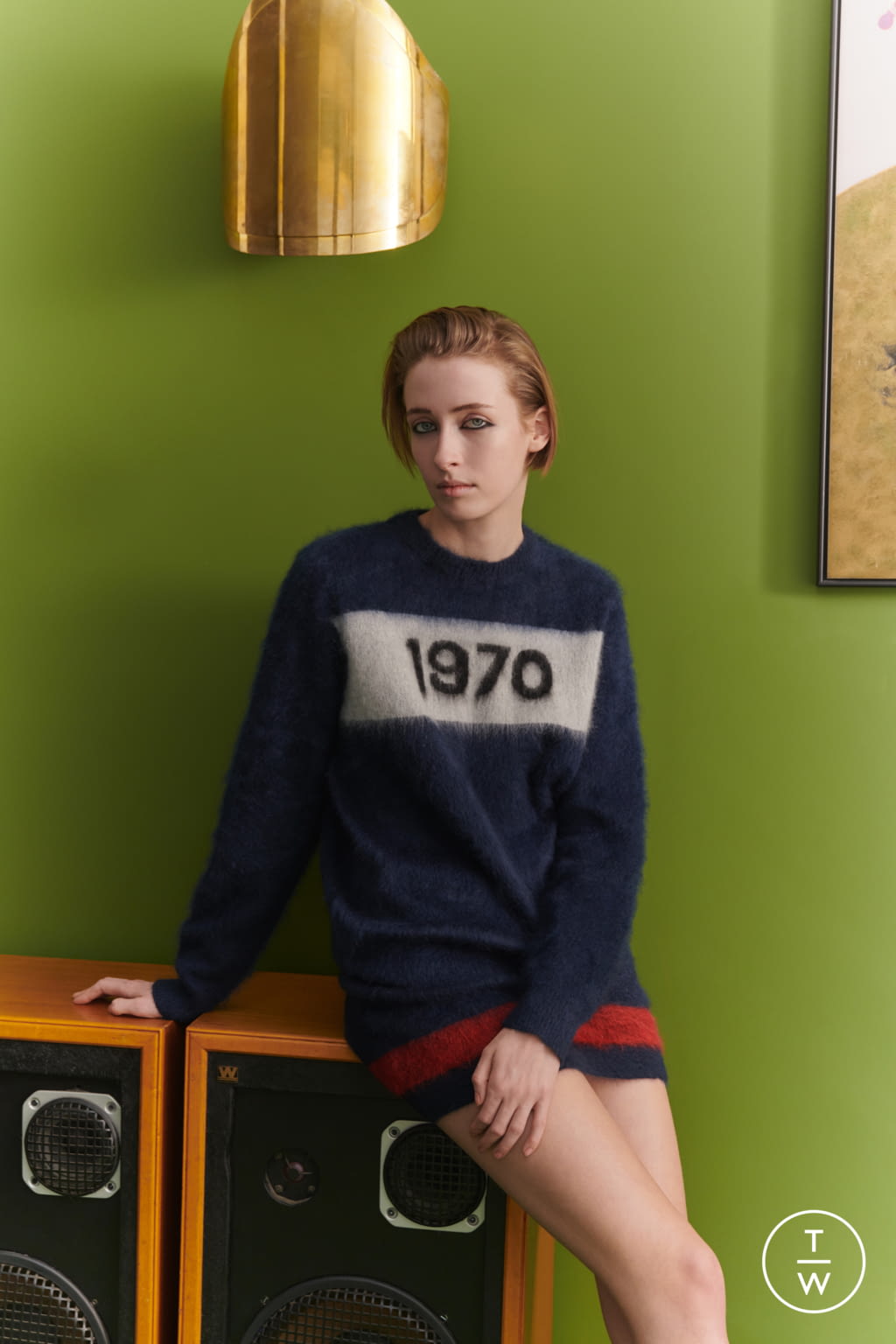 Fashion Week London Fall/Winter 2019 look 32 from the Bella Freud collection womenswear