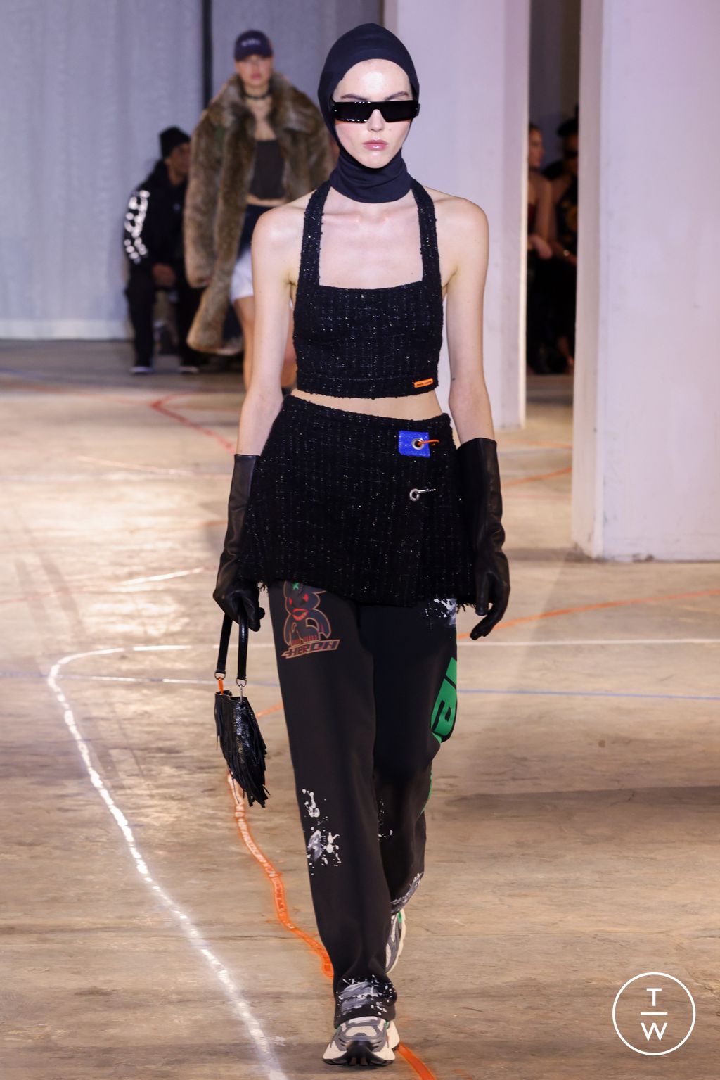 Fashion Week New York Fall/Winter 2023 look 11 from the Heron Preston collection 女装
