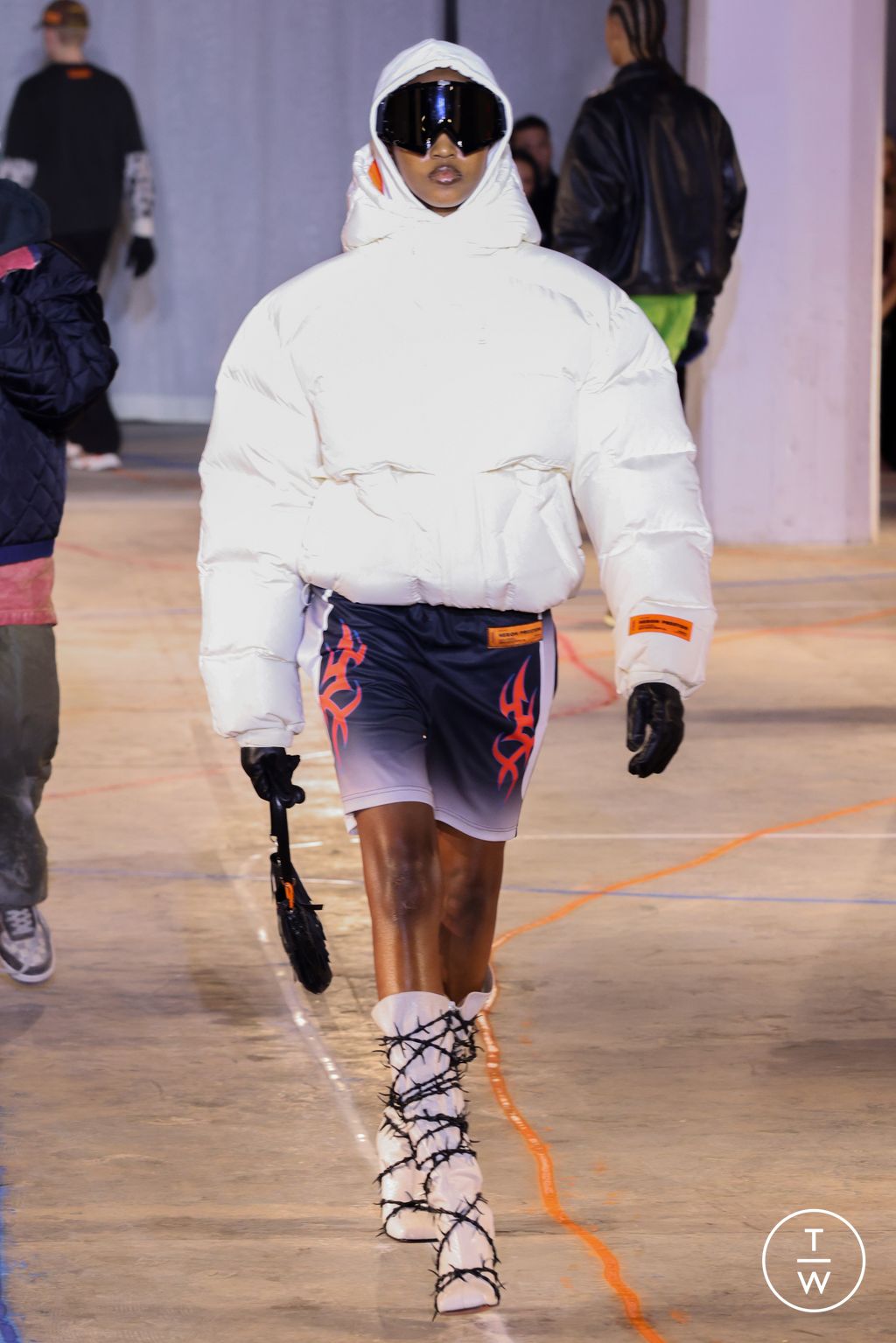 Fashion Week New York Fall/Winter 2023 look 21 from the Heron Preston collection 女装