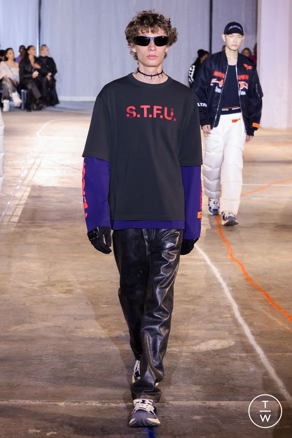 Fashion Week New York Fall/Winter 2023 look 22 from the Heron Preston collection 女装