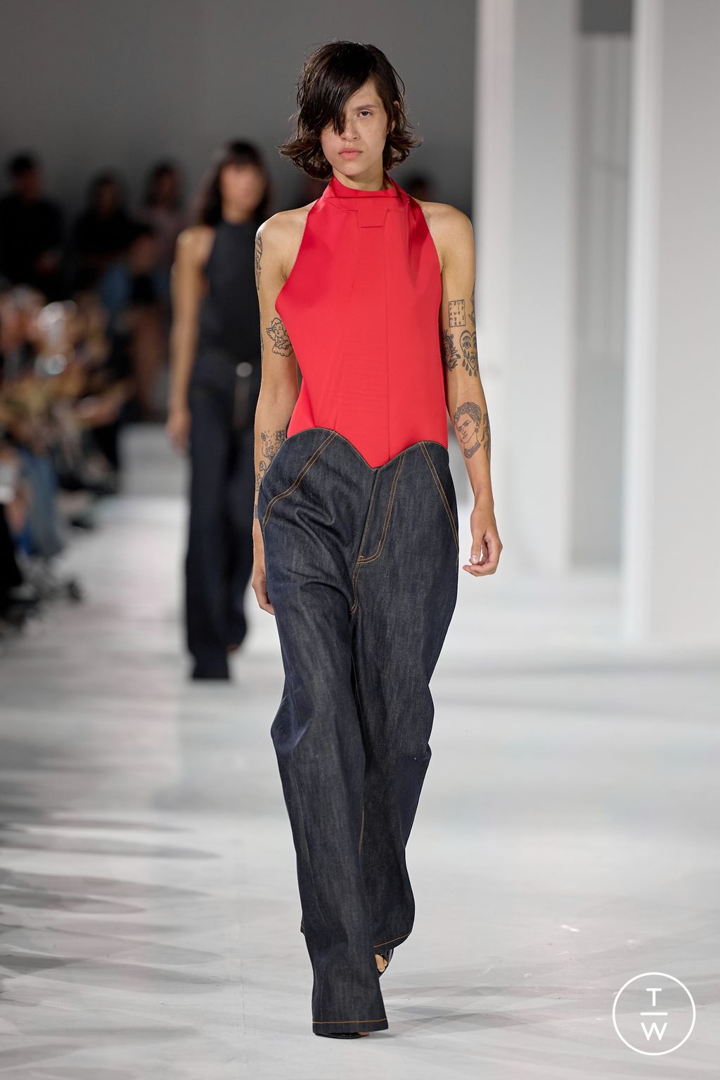 Fashion Week New York Spring/Summer 2024 look 21 de la collection WE11DONE womenswear