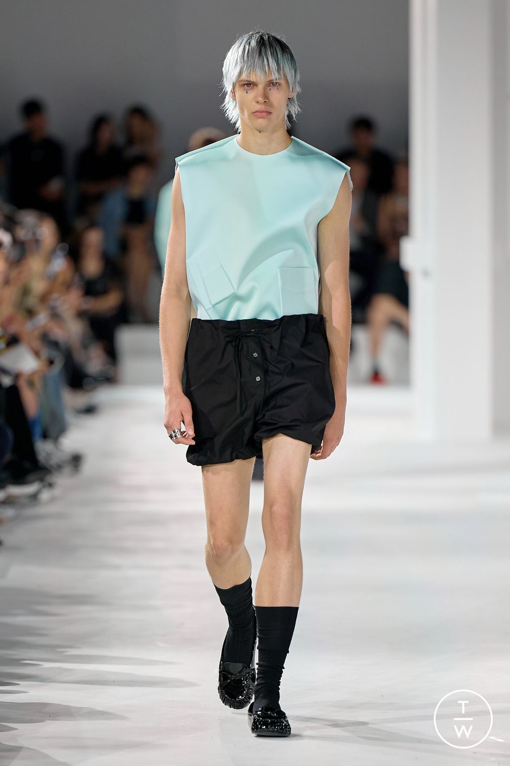 Fashion Week New York Spring/Summer 2024 look 24 from the WE11DONE collection womenswear