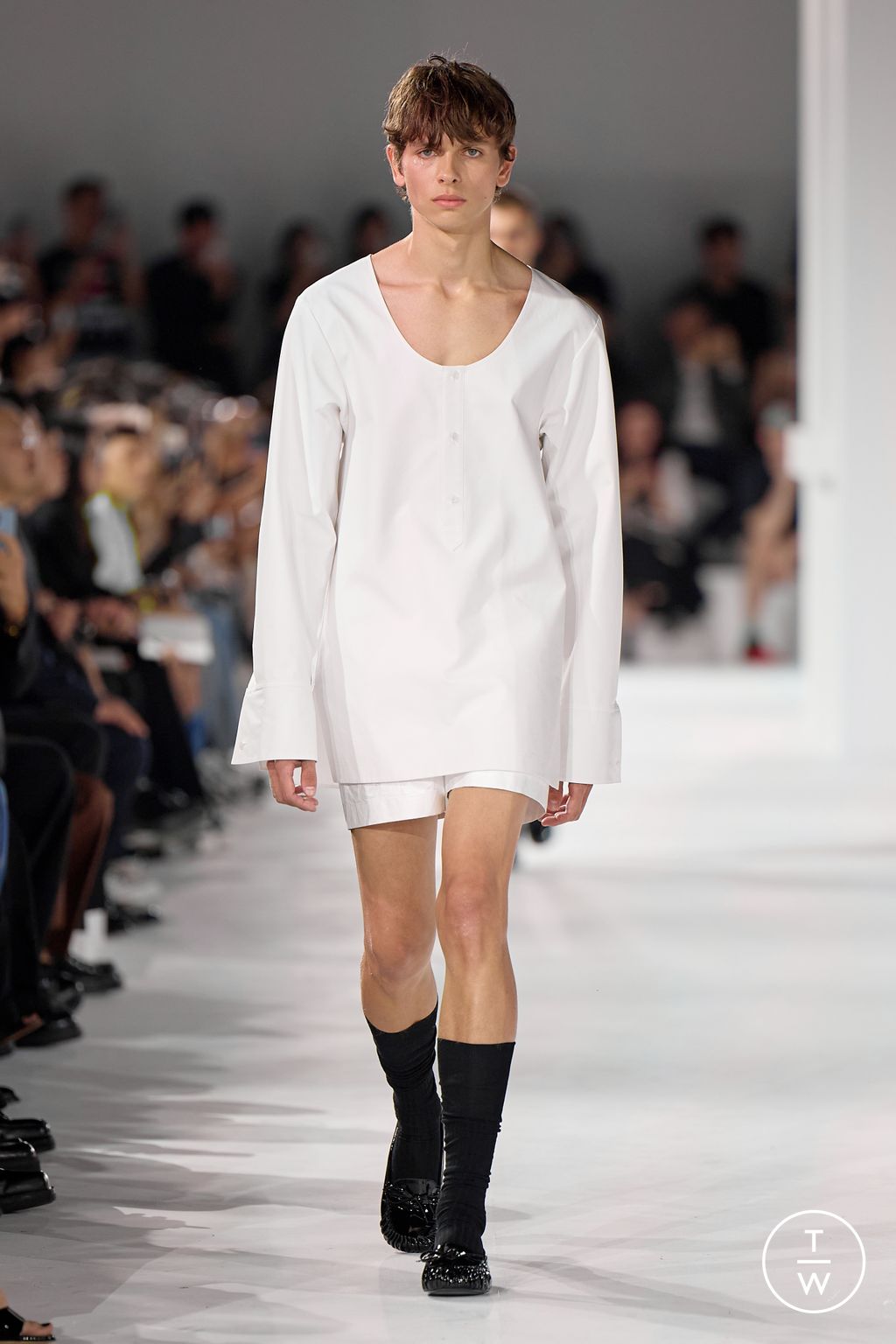 Fashion Week New York Spring/Summer 2024 look 5 from the WE11DONE collection womenswear