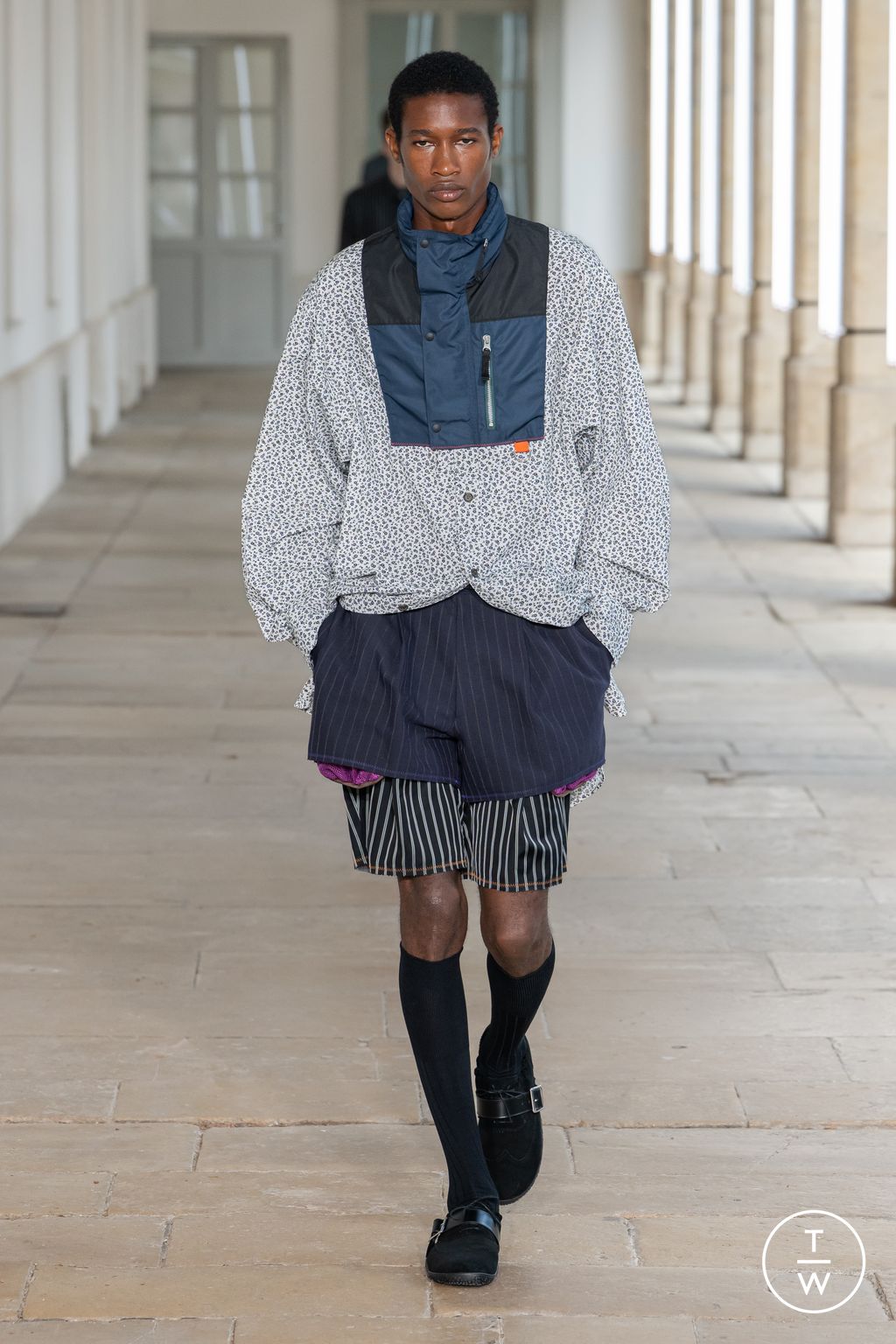 Fashion Week Paris Spring/Summer 2026 look 10 from the Kolor collection menswear