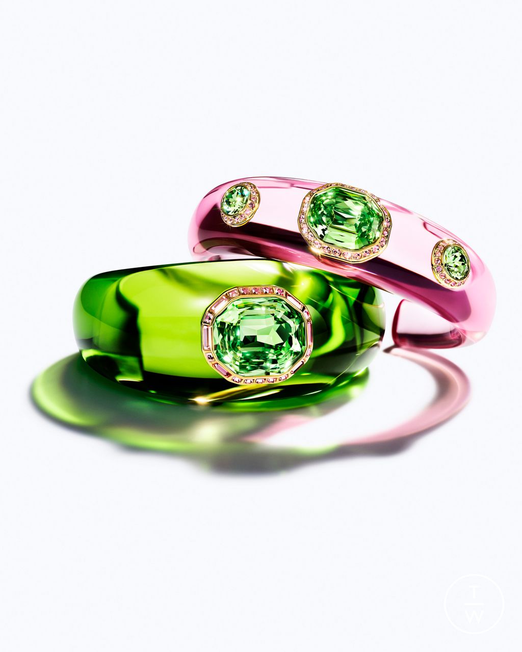 Fashion Week Paris Spring/Summer 2025 look 8 from the Swarovski collection womenswear accessories