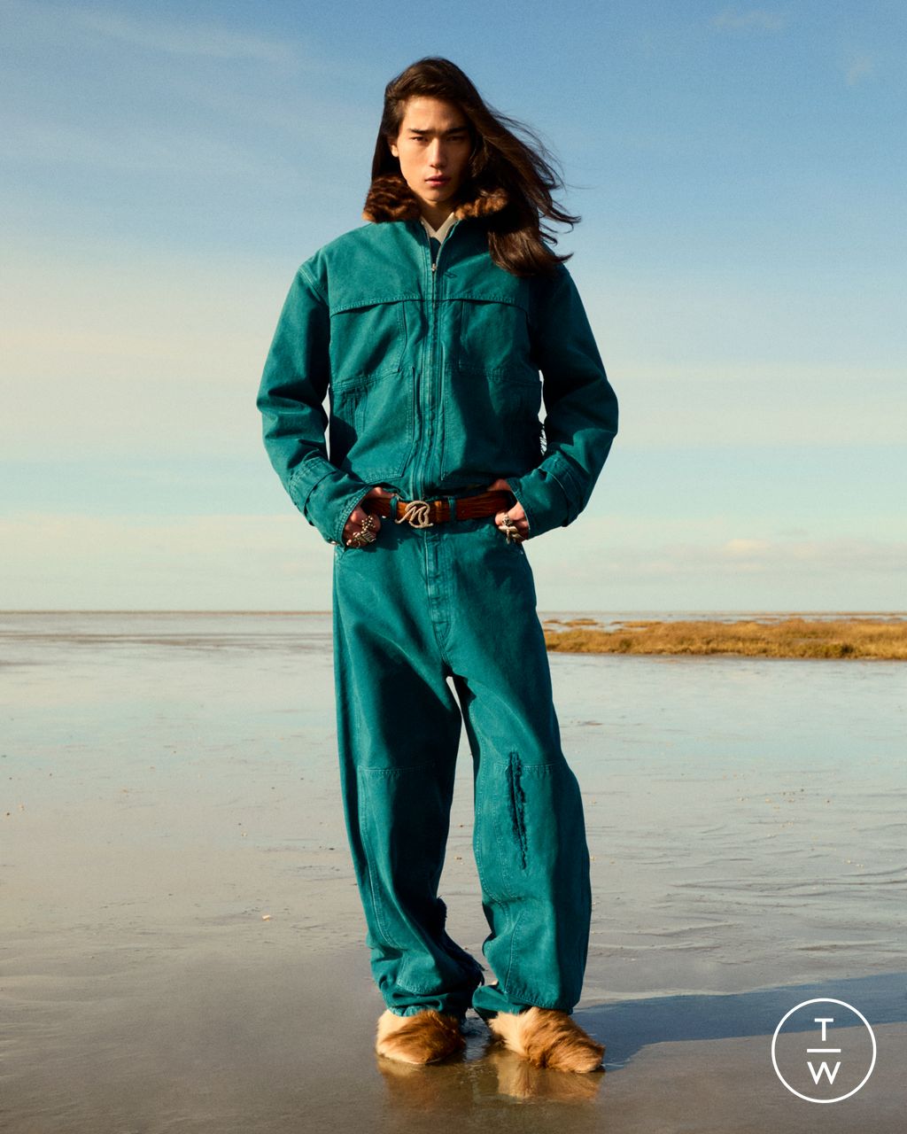 Fashion Week Paris Fall/Winter 2026 look 3 from the Bluemarble collection menswear