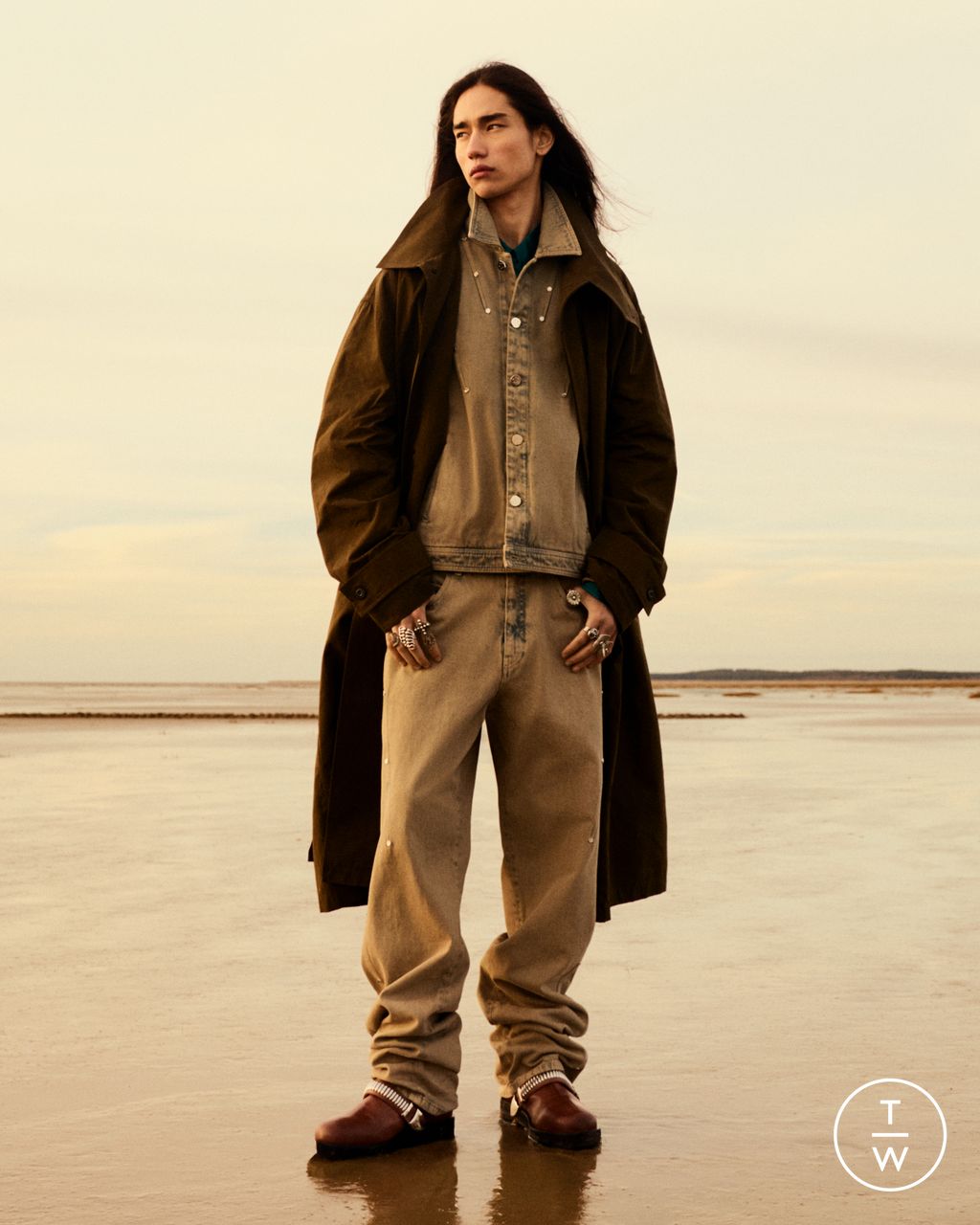 Fashion Week Paris Fall/Winter 2026 look 14 from the Bluemarble collection menswear