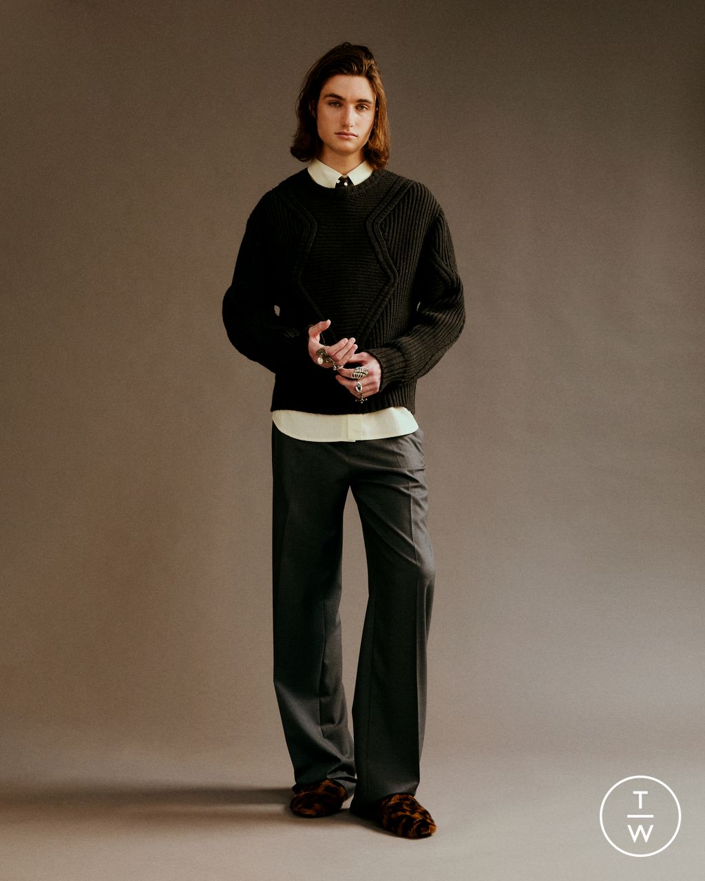 Fashion Week Paris Fall/Winter 2026 look 25 from the Bluemarble collection menswear