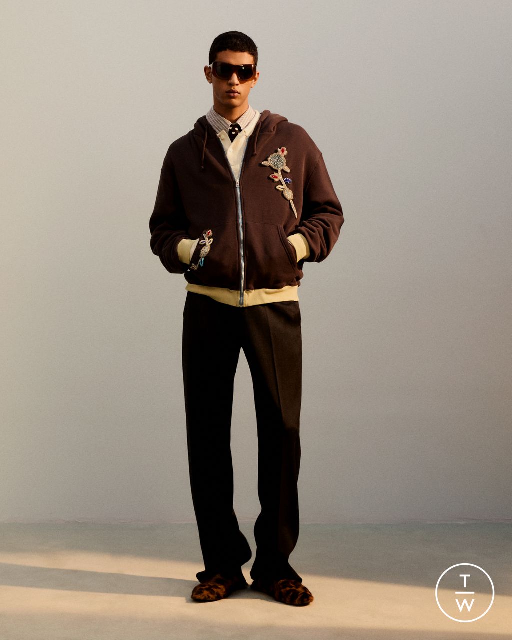 Fashion Week Paris Fall/Winter 2026 look 17 from the Bluemarble collection menswear