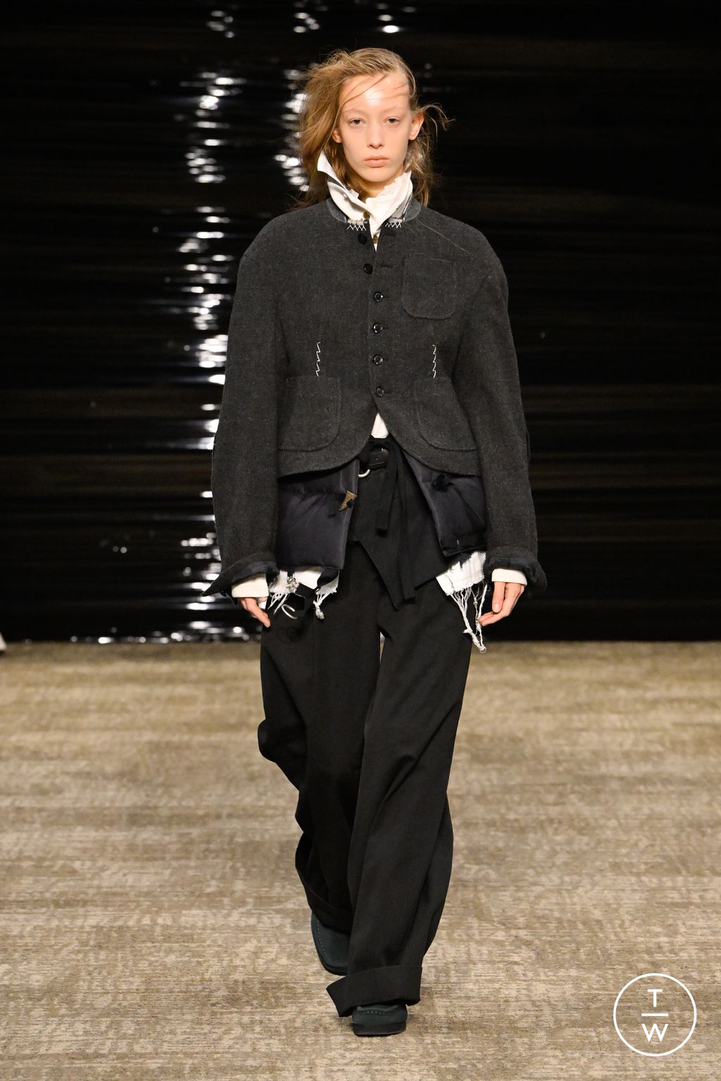 Fashion Week Paris Fall/Winter 2026 look 6 from the Kolor collection 男装