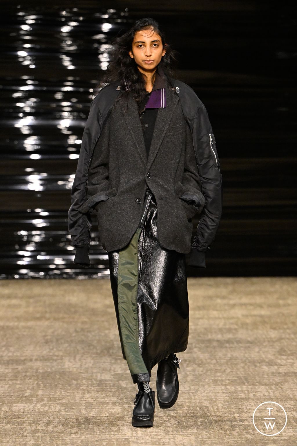 Fashion Week Paris Fall/Winter 2026 look 11 de la collection Kolor menswear