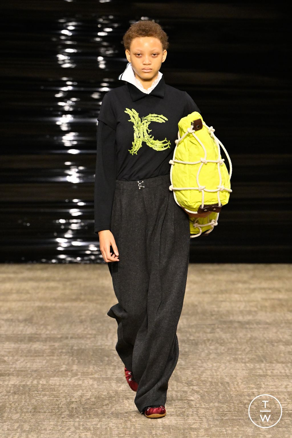 Fashion Week Paris Fall/Winter 2026 look 14 from the Kolor collection menswear