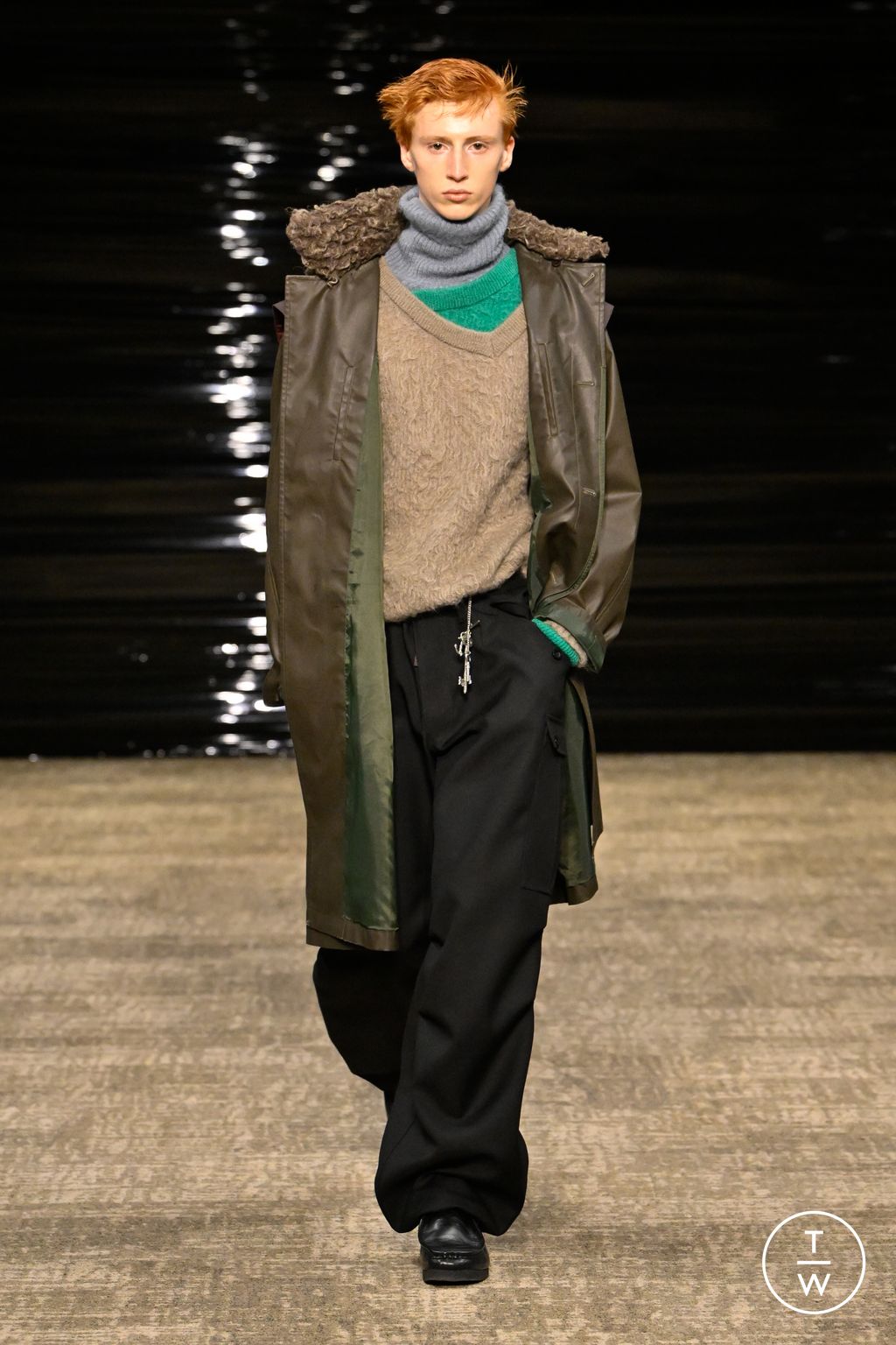 Fashion Week Paris Fall/Winter 2026 look 19 from the Kolor collection 男装
