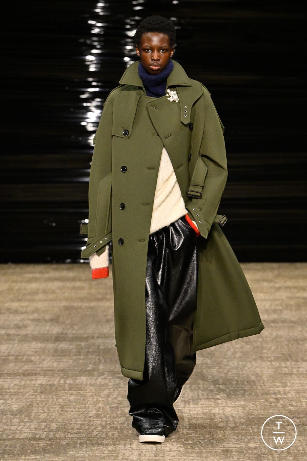 Fashion Week Paris Fall/Winter 2026 look 21 from the Kolor collection menswear