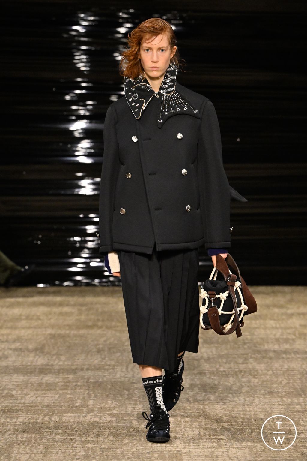 Fashion Week Paris Fall/Winter 2026 look 22 de la collection Kolor menswear