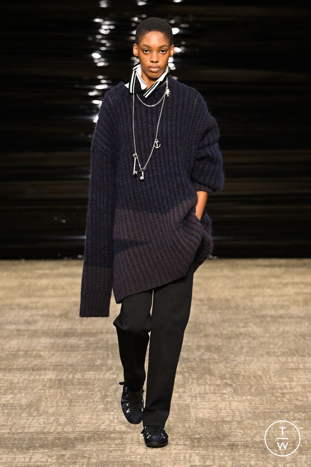 Fashion Week Paris Fall/Winter 2026 look 24 de la collection Kolor menswear