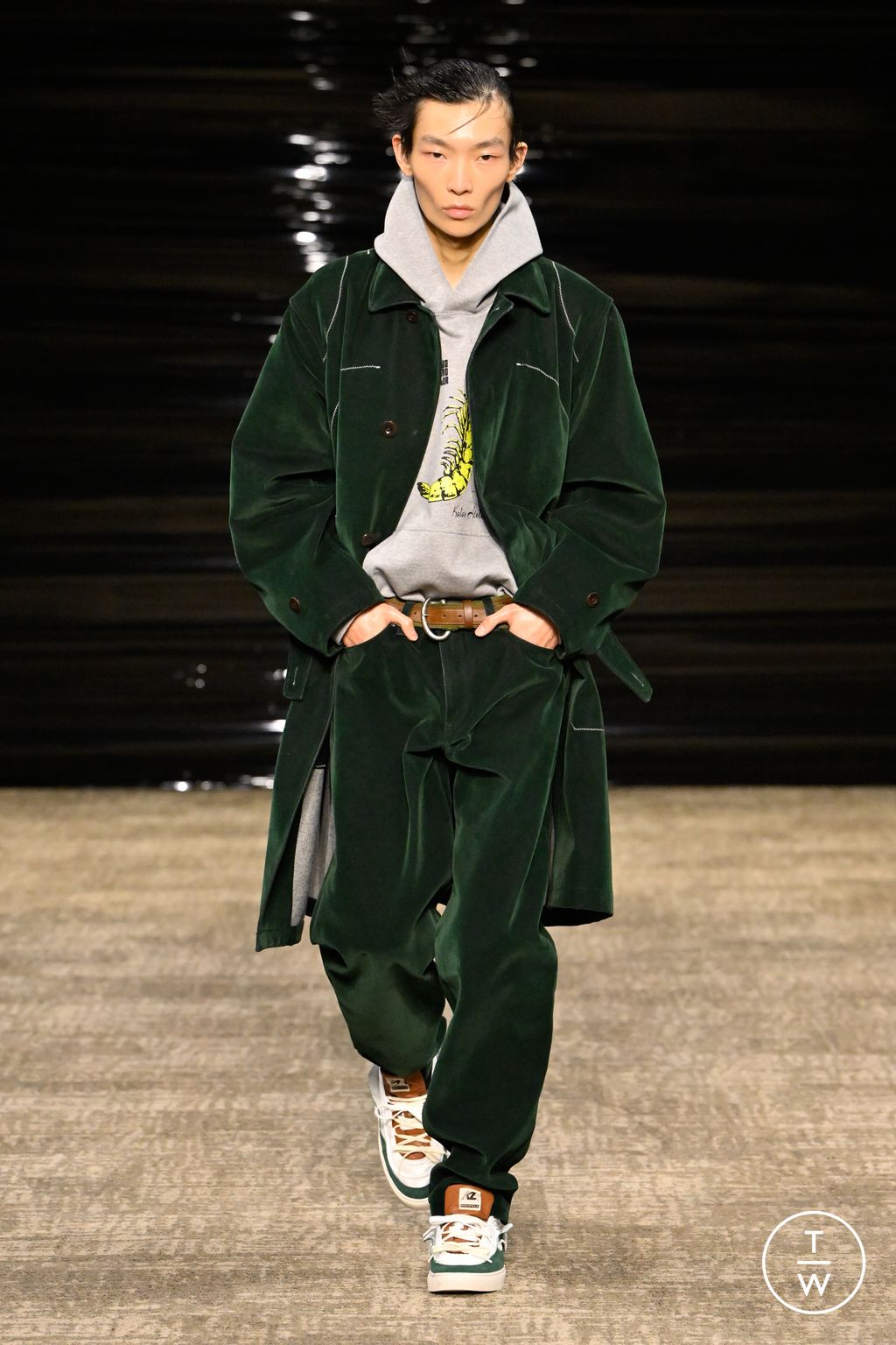 Fashion Week Paris Fall/Winter 2026 look 27 from the Kolor collection menswear