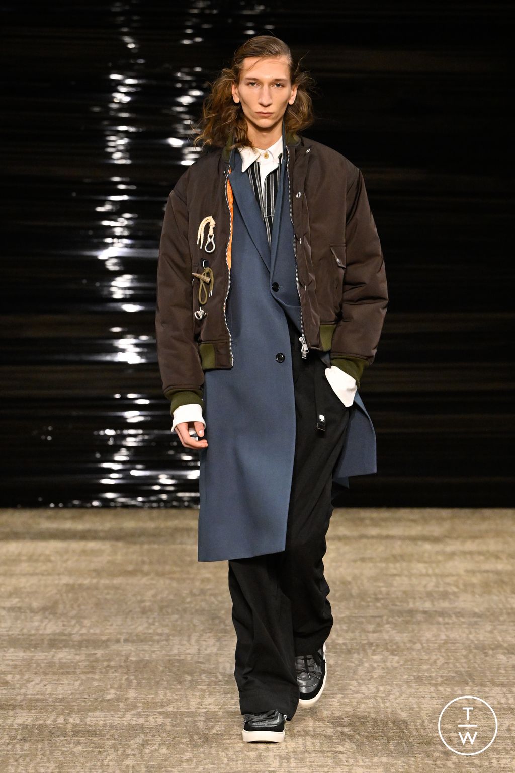 Fashion Week Paris Fall/Winter 2026 look 29 from the Kolor collection menswear