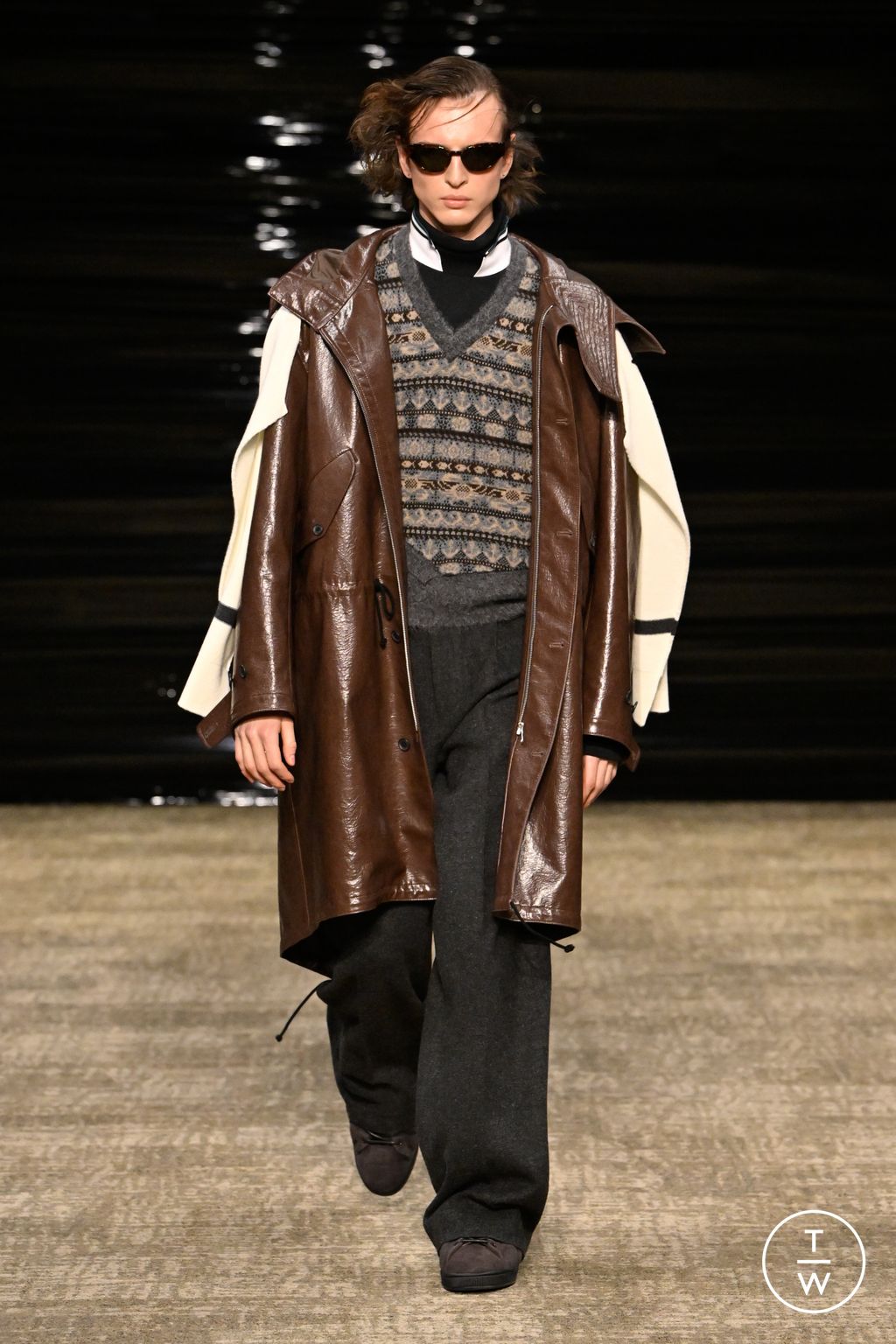 Fashion Week Paris Fall/Winter 2026 look 31 from the Kolor collection menswear