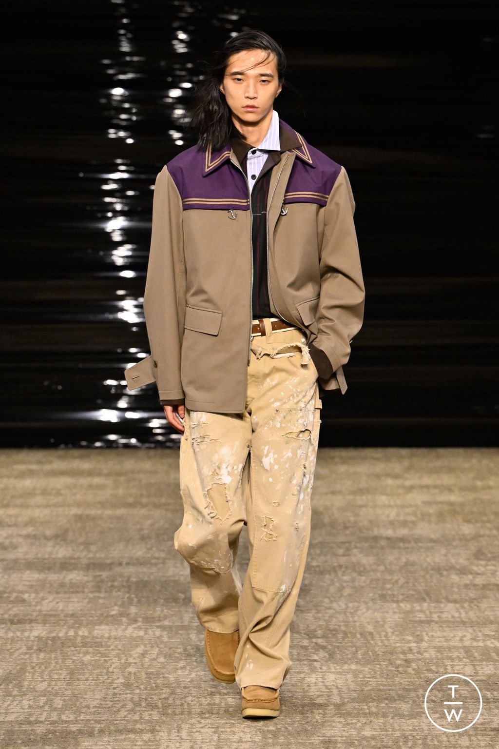 Fashion Week Paris Fall/Winter 2026 look 33 de la collection Kolor menswear