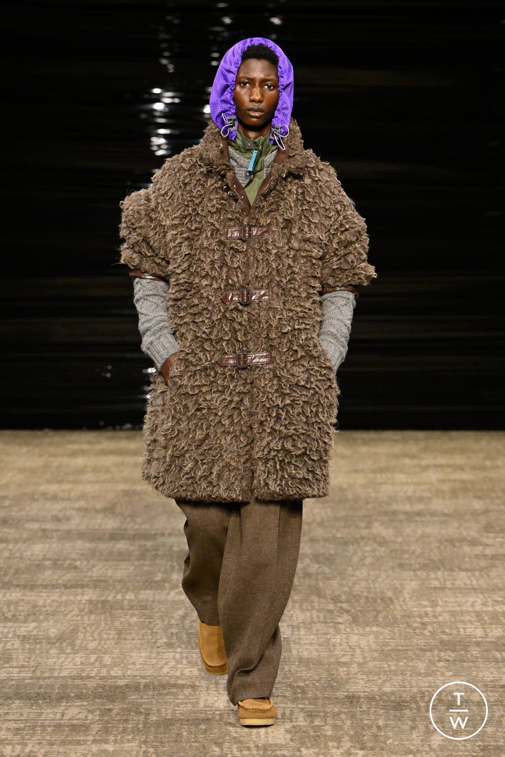 Fashion Week Paris Fall/Winter 2026 look 35 de la collection Kolor menswear
