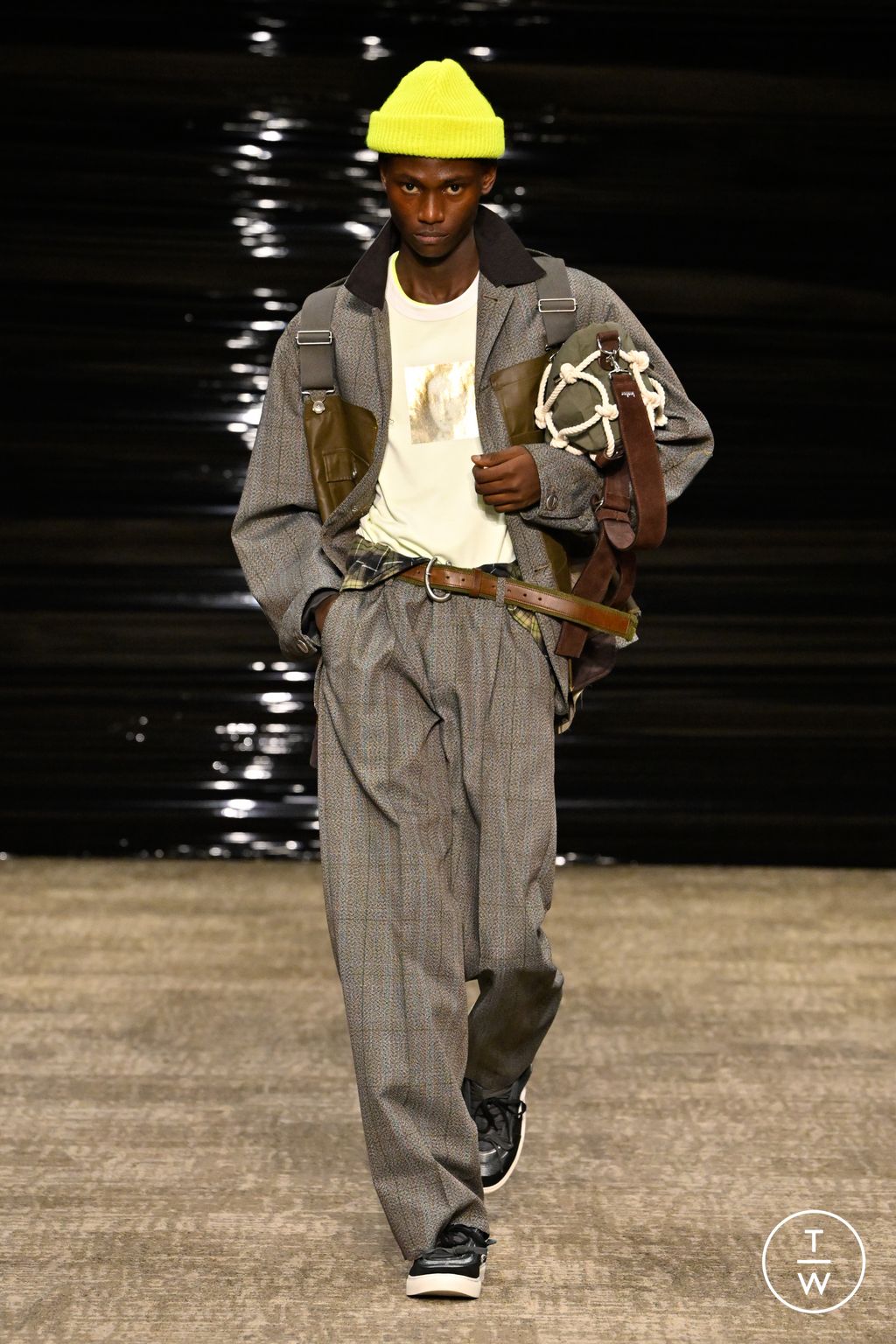 Fashion Week Paris Fall/Winter 2026 look 38 from the Kolor collection 男装