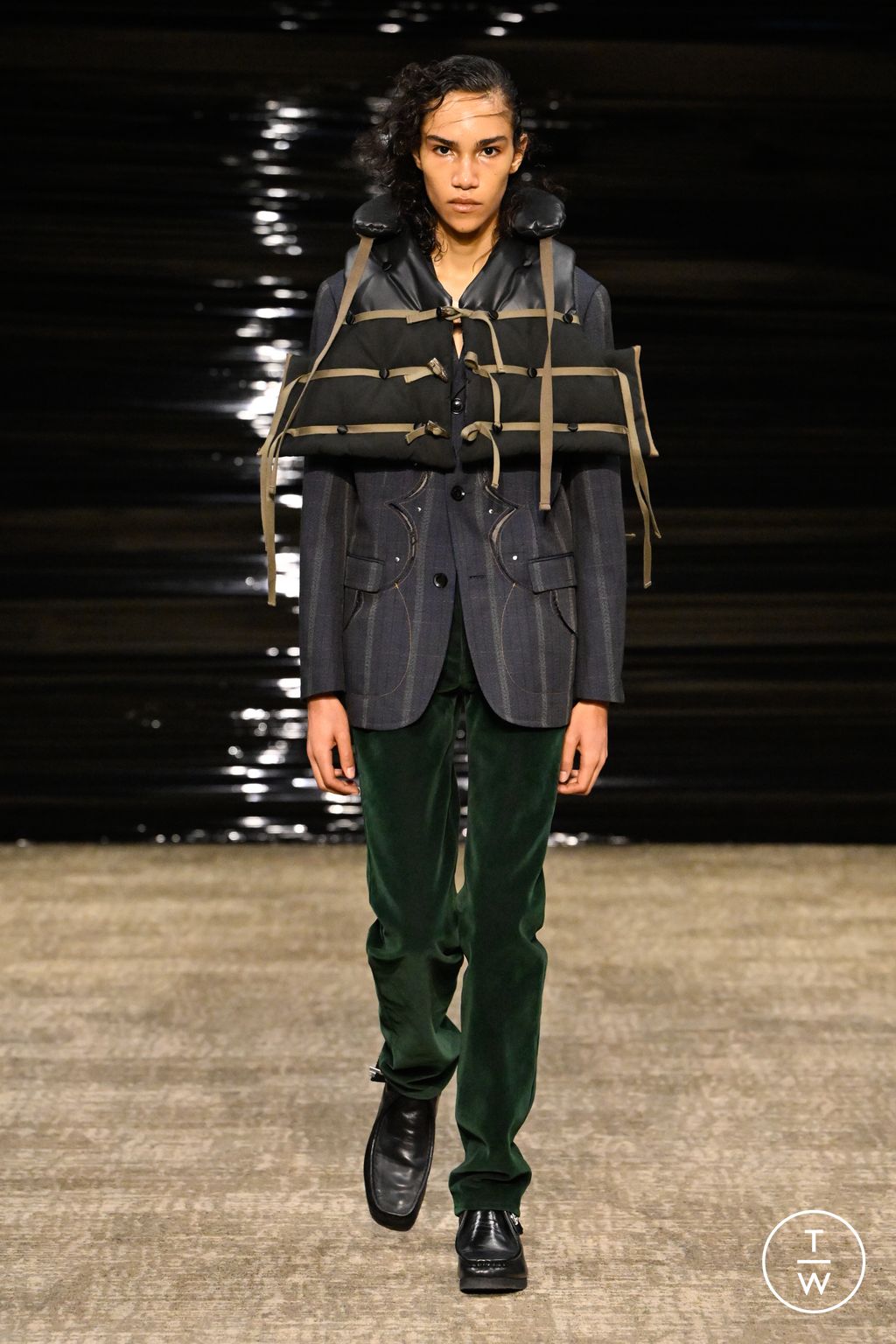Fashion Week Paris Fall/Winter 2026 look 40 de la collection Kolor menswear