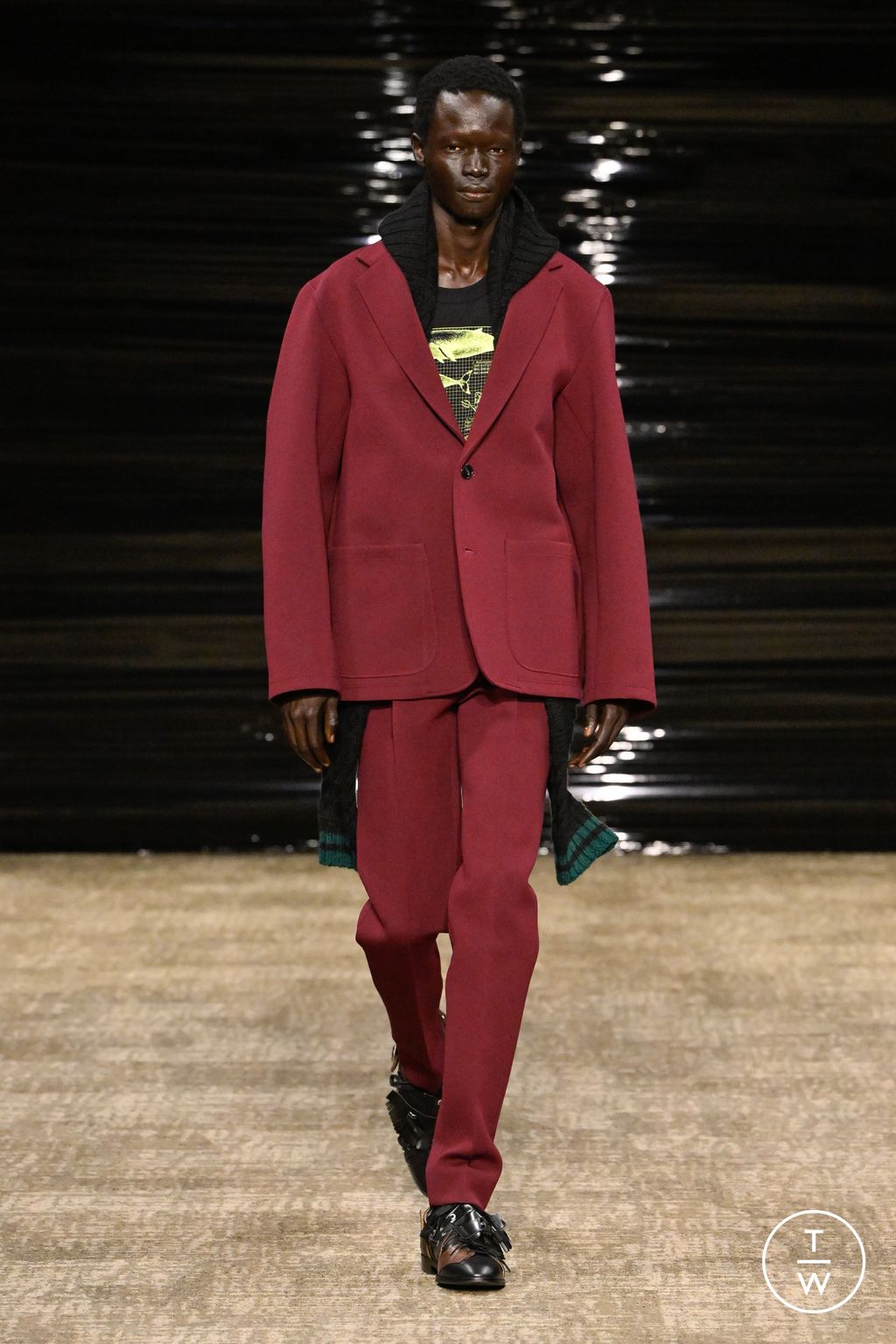 Fashion Week Paris Fall/Winter 2026 look 42 de la collection Kolor menswear