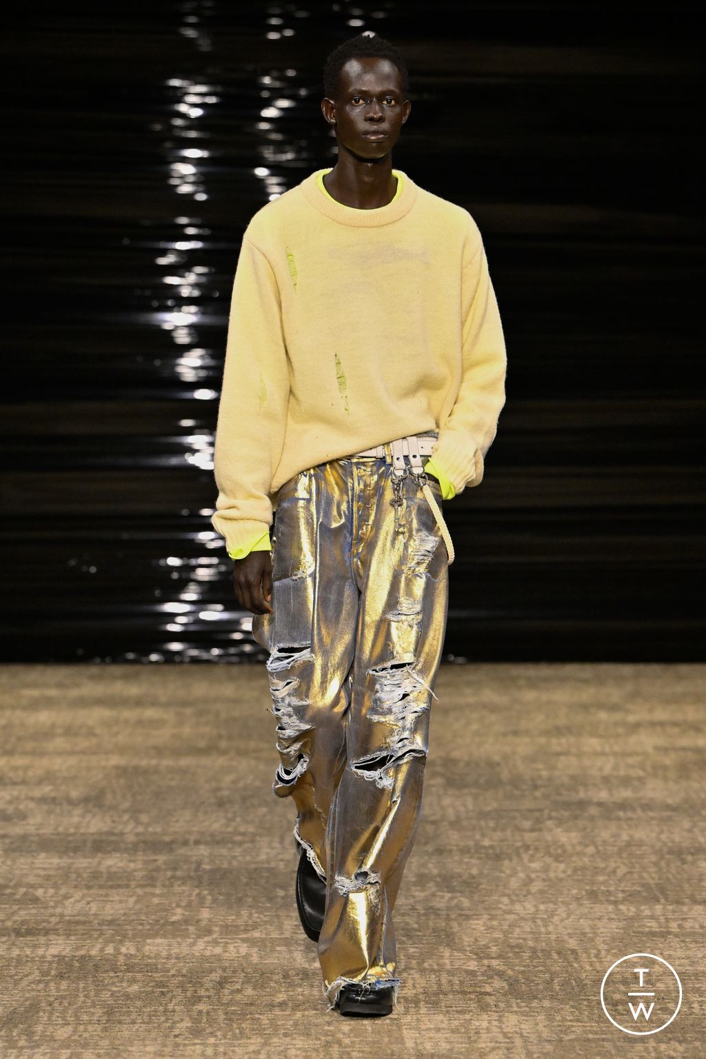 Fashion Week Paris Fall/Winter 2026 look 45 from the Kolor collection menswear