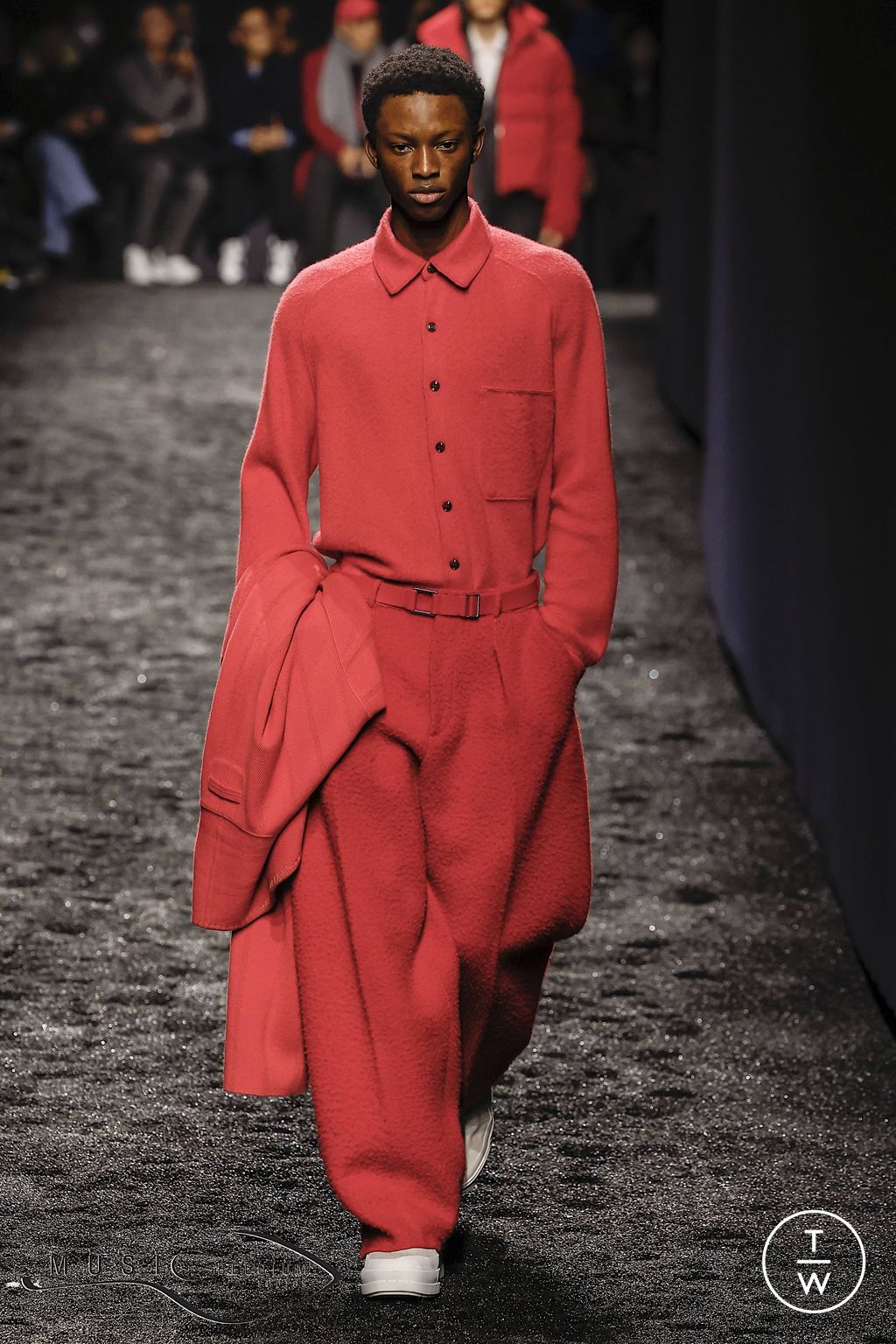 Fashion Week Milan Fall/Winter 2023 look 21 from the ZEGNA collection menswear
