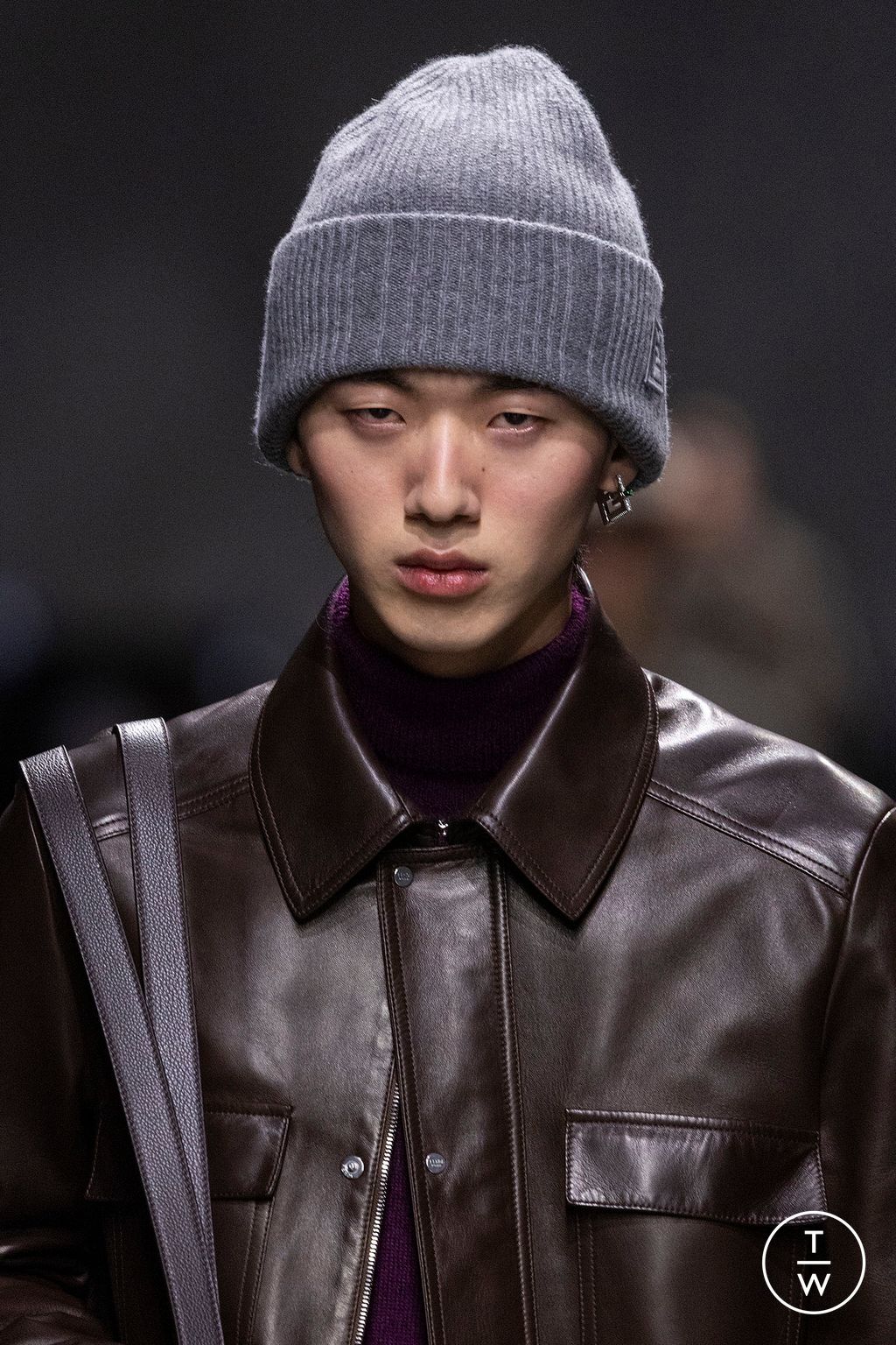 Fashion Week Paris Fall/Winter 2024 look 89 from the Fendi collection menswear accessories