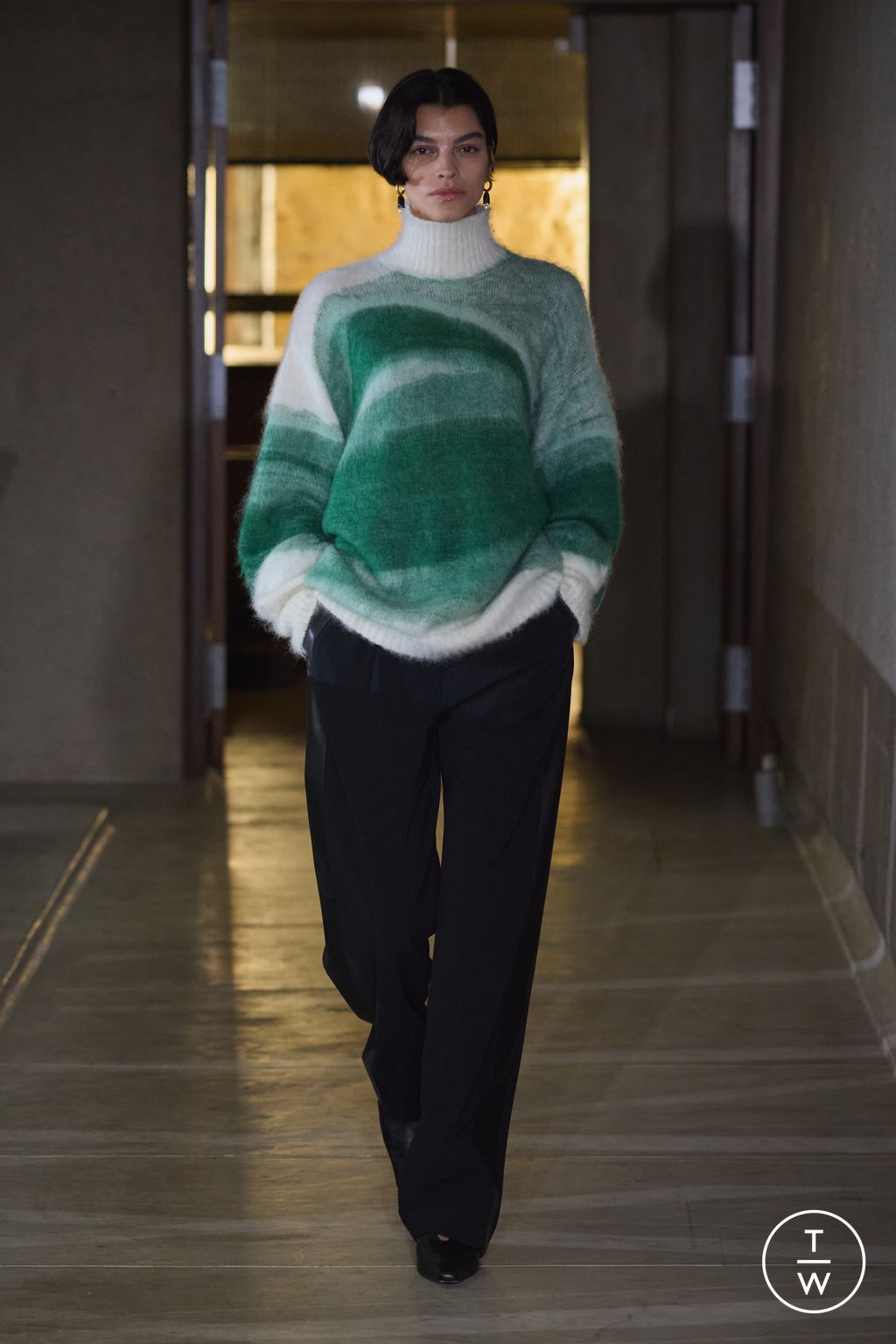 Fashion Week Paris Fall/Winter 2026 look 20 de la collection Mame Kurogouchi womenswear