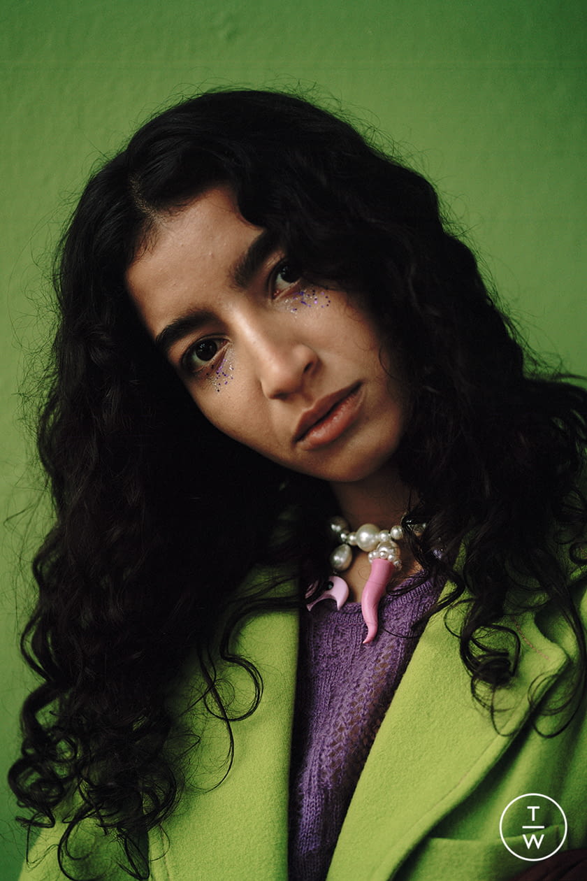 Fashion Week Milan Fall/Winter 2021 look 21 from the Marco Rambaldi collection 女装