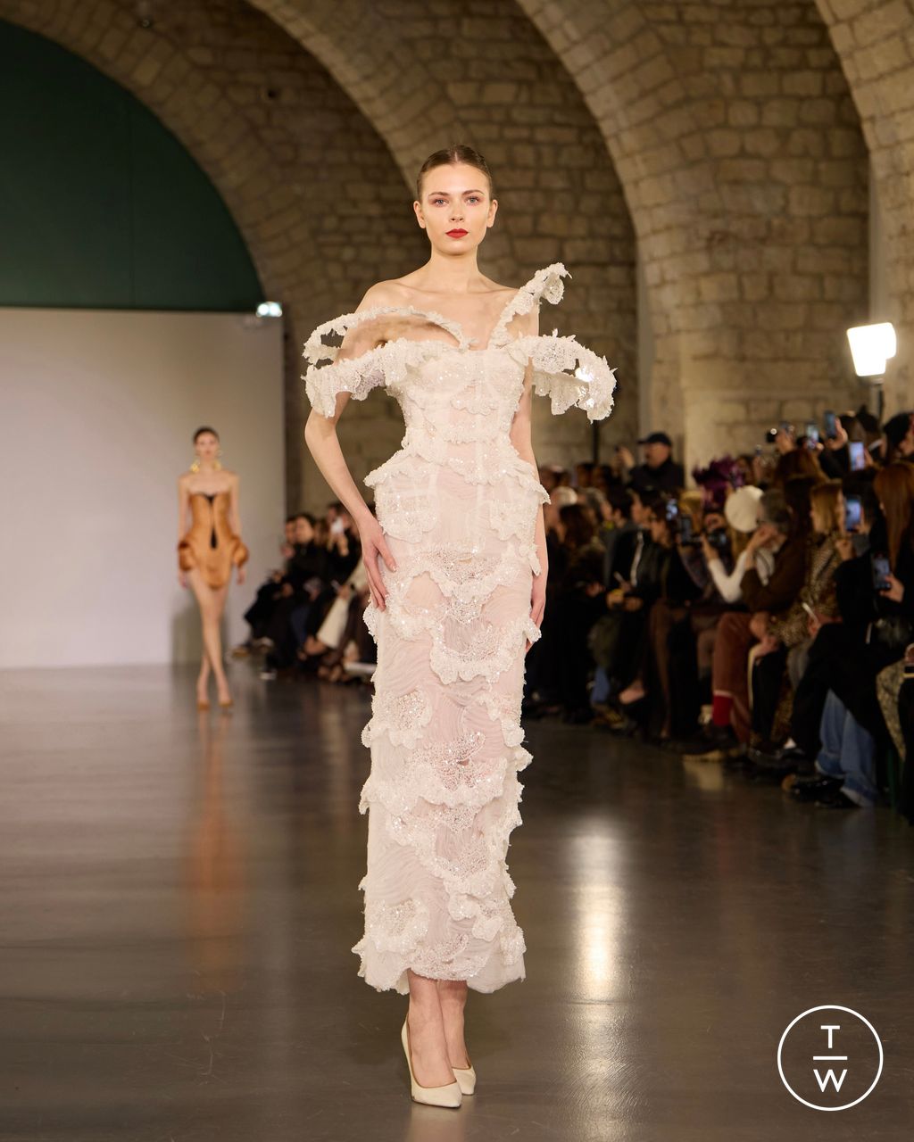 Fashion Week Paris Spring/Summer 2026 look 21 from the Juana Martin collection couture