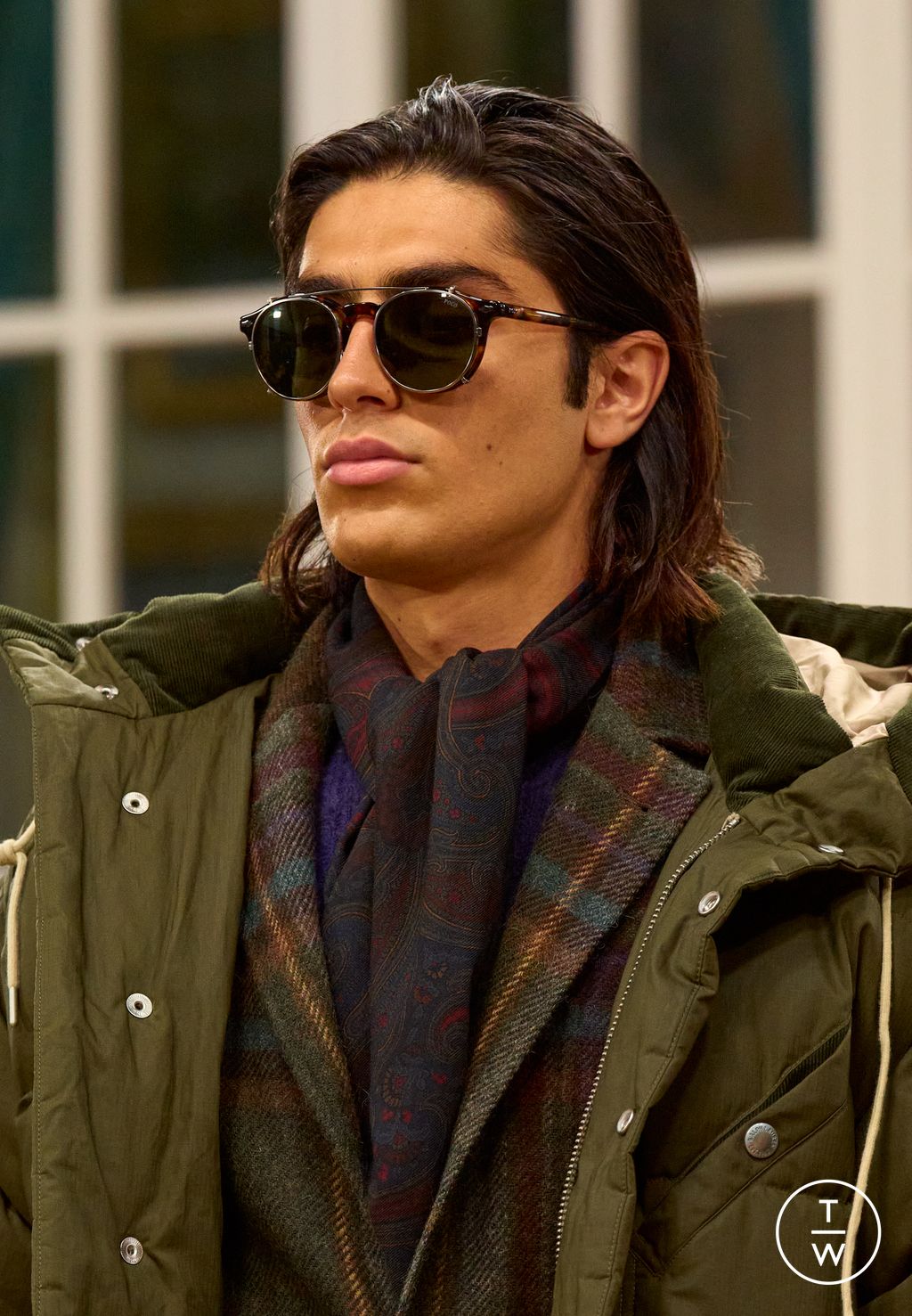 Fashion Week Milan Fall/Winter 2026 look 21 from the Polo Ralph Lauren collection menswear accessories