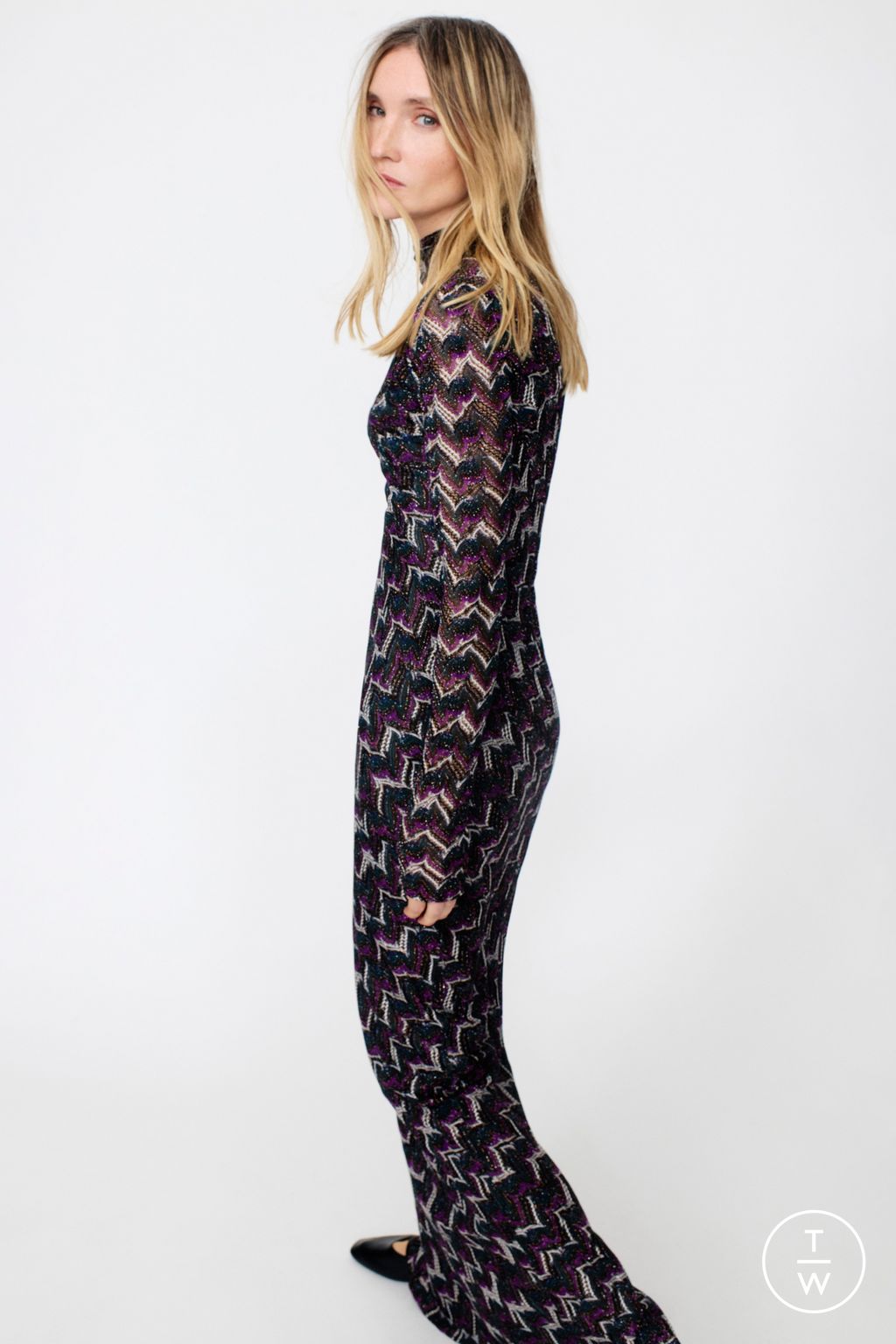 Fashion Week Milan Pre-Fall 2025 look 21 de la collection Missoni womenswear