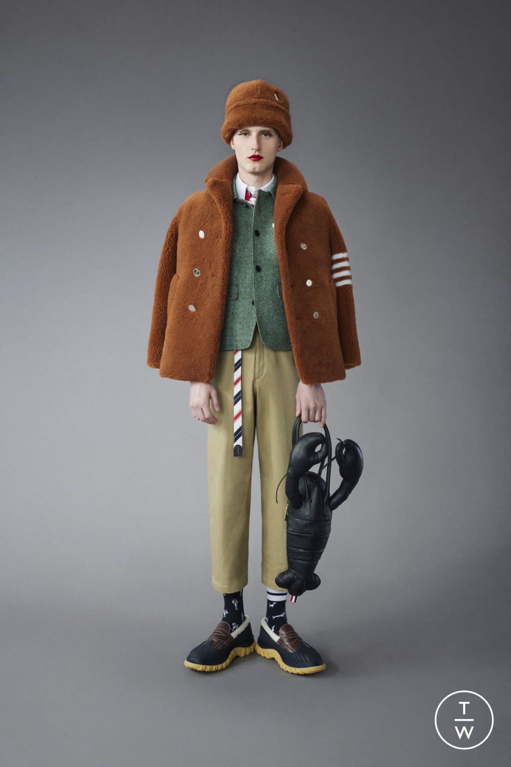 Fashion Week Paris Pre-Fall 2022 look 24 from the Thom Browne collection menswear