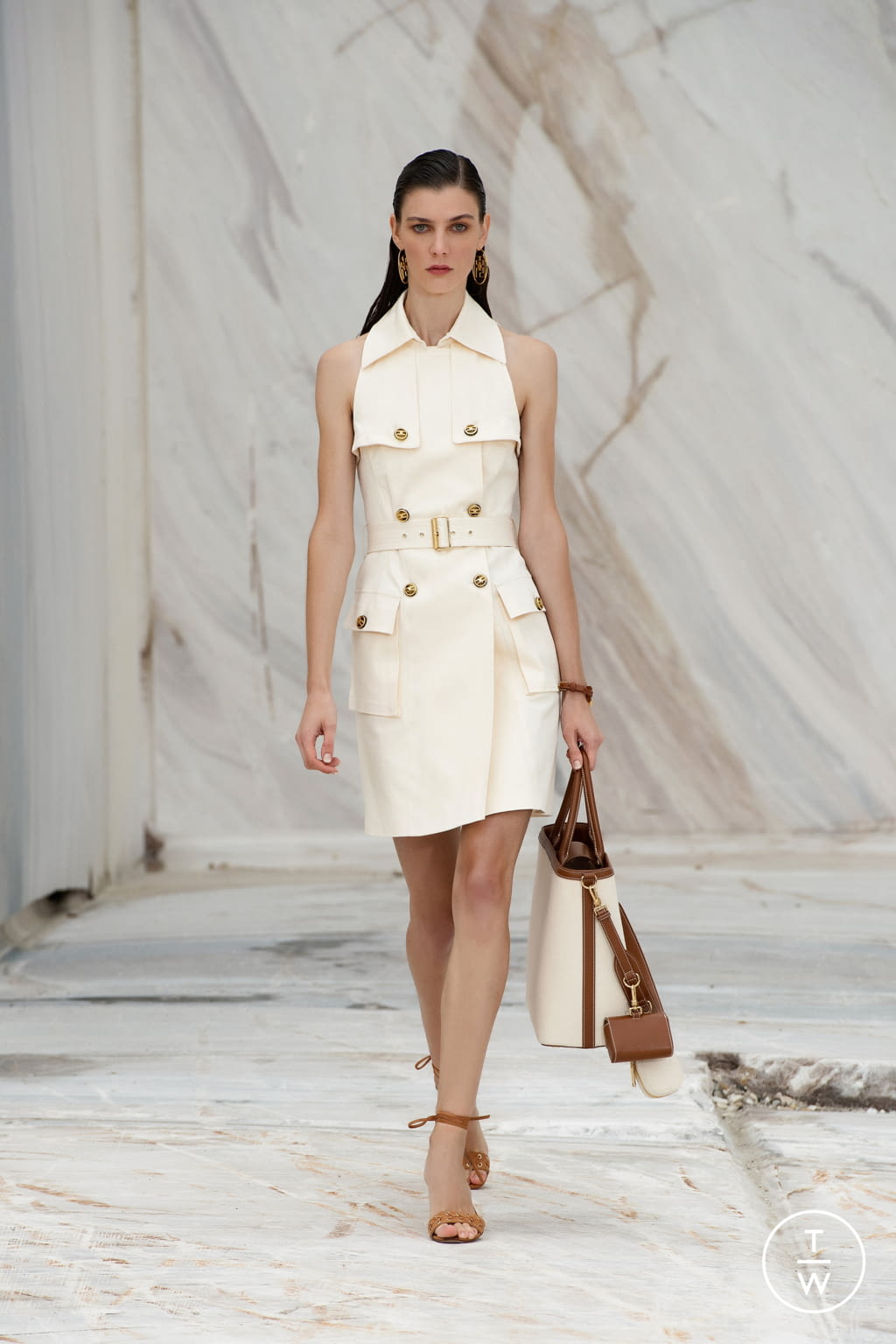 Fashion Week Milan Spring/Summer 2022 look 21 from the Elisabetta Franchi collection womenswear