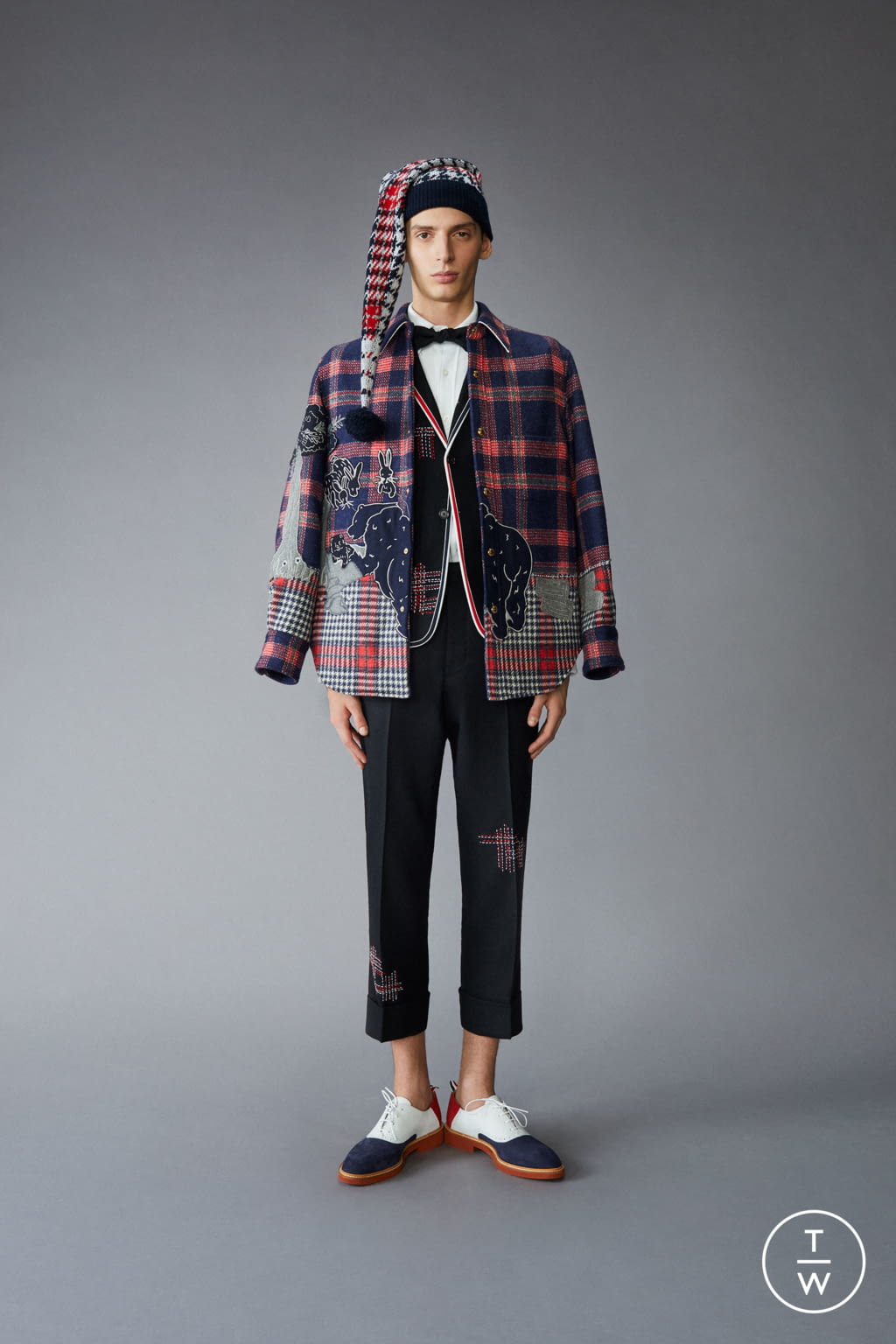 Fashion Week Paris Pre-Fall 2021 look 21 from the Thom Browne collection menswear