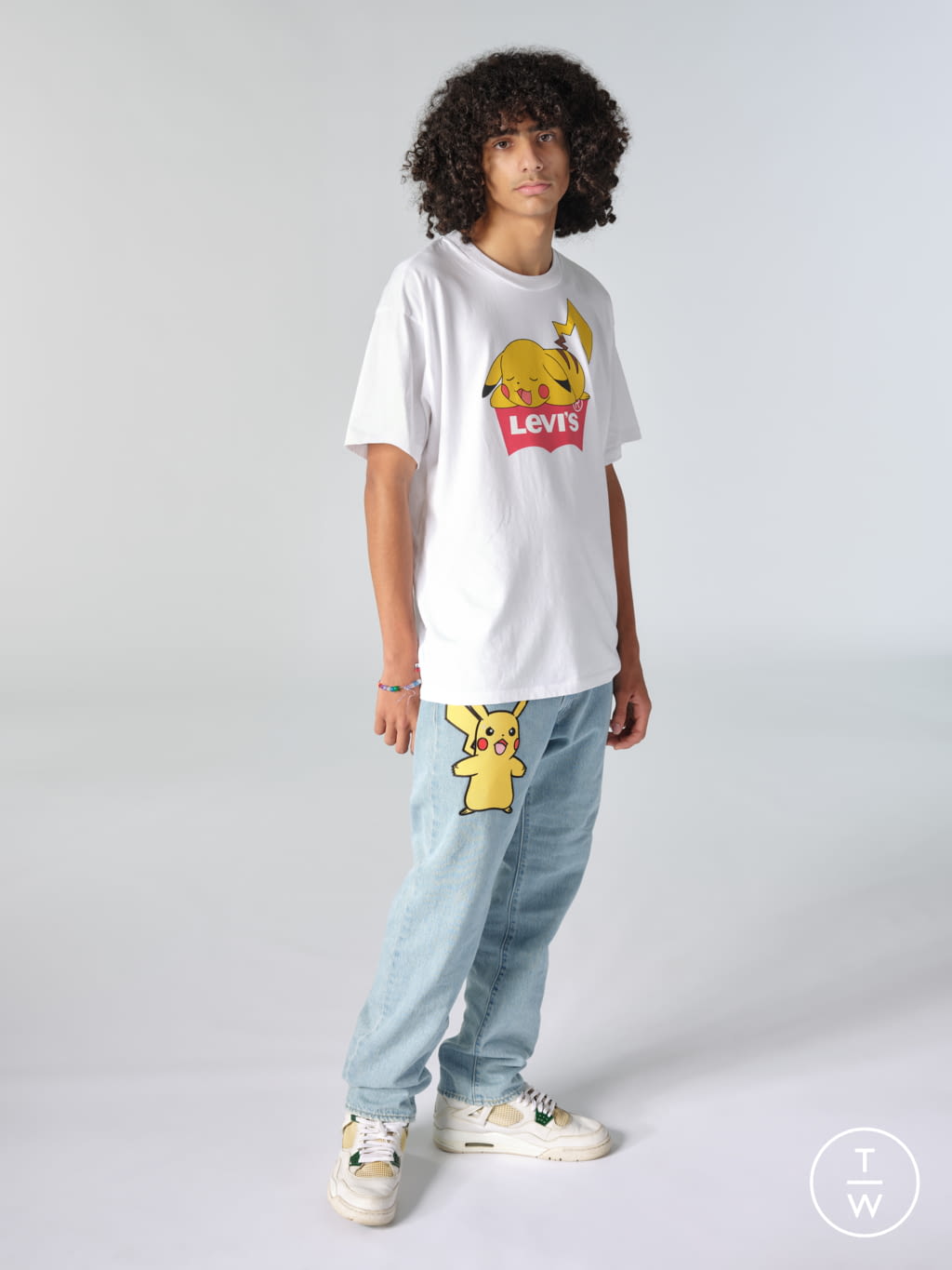 Fashion Week Paris Fall/Winter 2021 look 11 from the Levi’s® x Pokémon collection womenswear