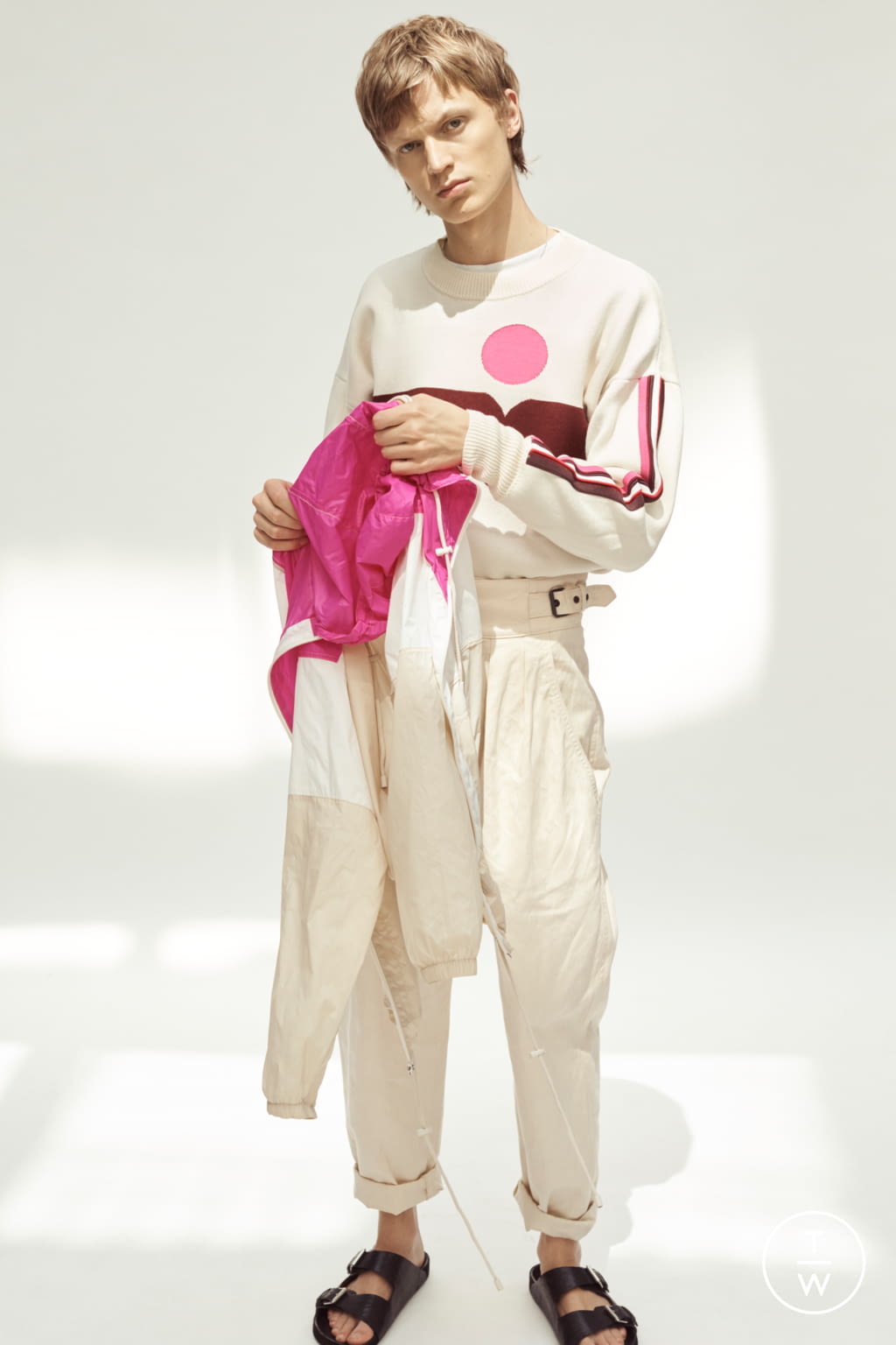Fashion Week Paris Spring/Summer 2020 look 21 from the Isabel Marant collection menswear