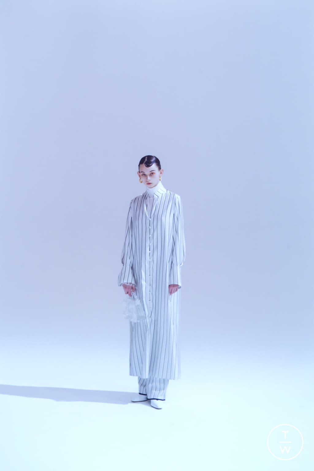 Fashion Week Paris Fall/Winter 2021 look 21 de la collection Mame Kurogouchi womenswear