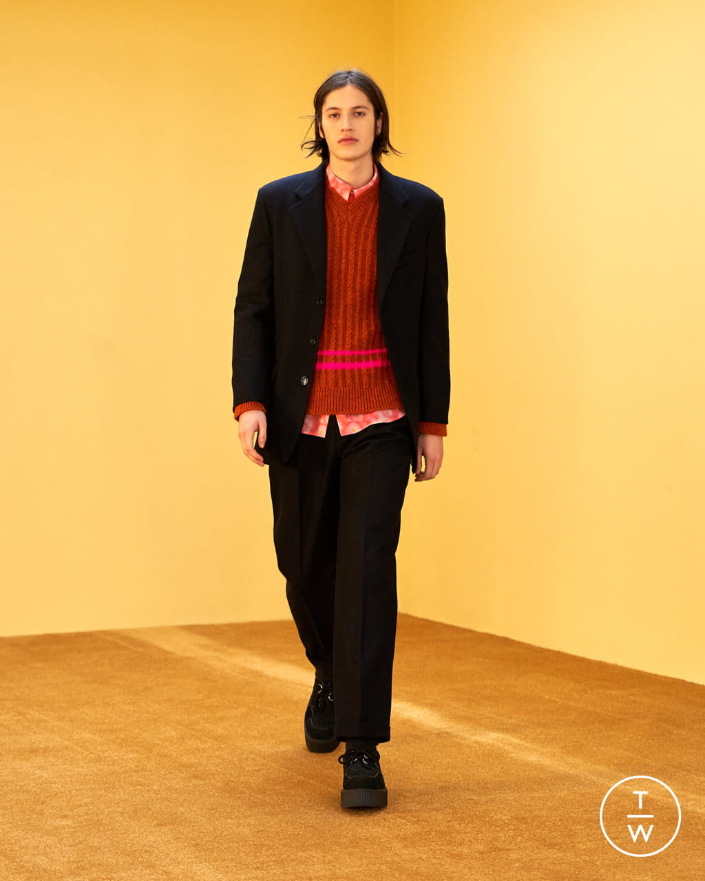 Fashion Week London Fall/Winter 2021 look 24 from the Molly Goddard collection womenswear