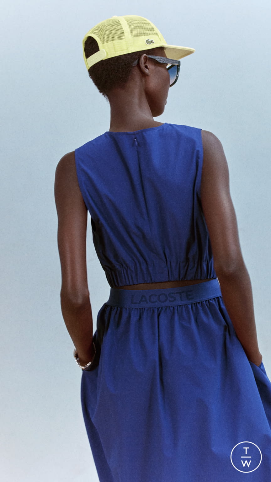 Fashion Week Paris Spring/Summer 2022 look 6 de la collection Lacoste Collection Générale womenswear