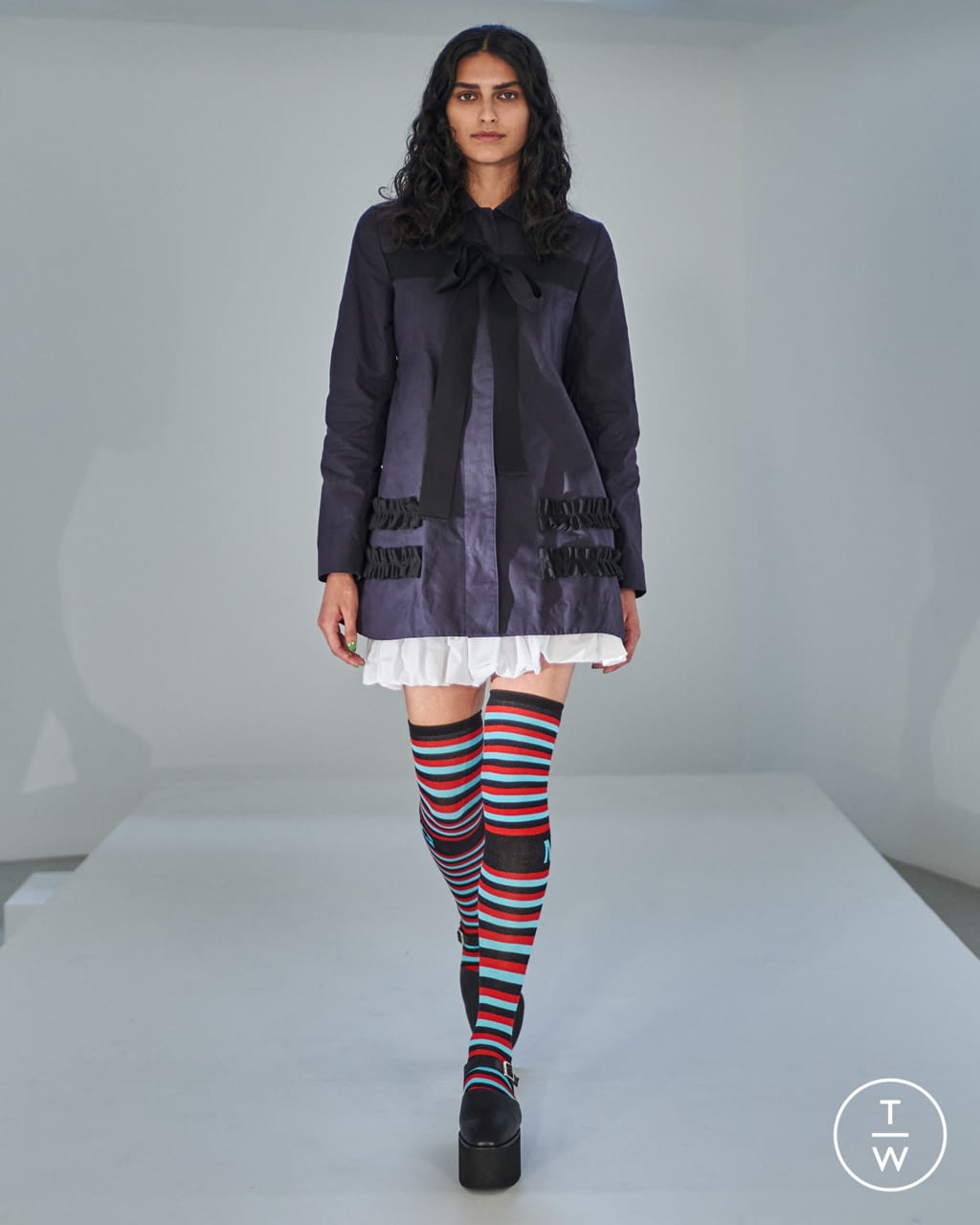 Fashion Week London Spring/Summer 2022 look 19 de la collection Molly Goddard womenswear